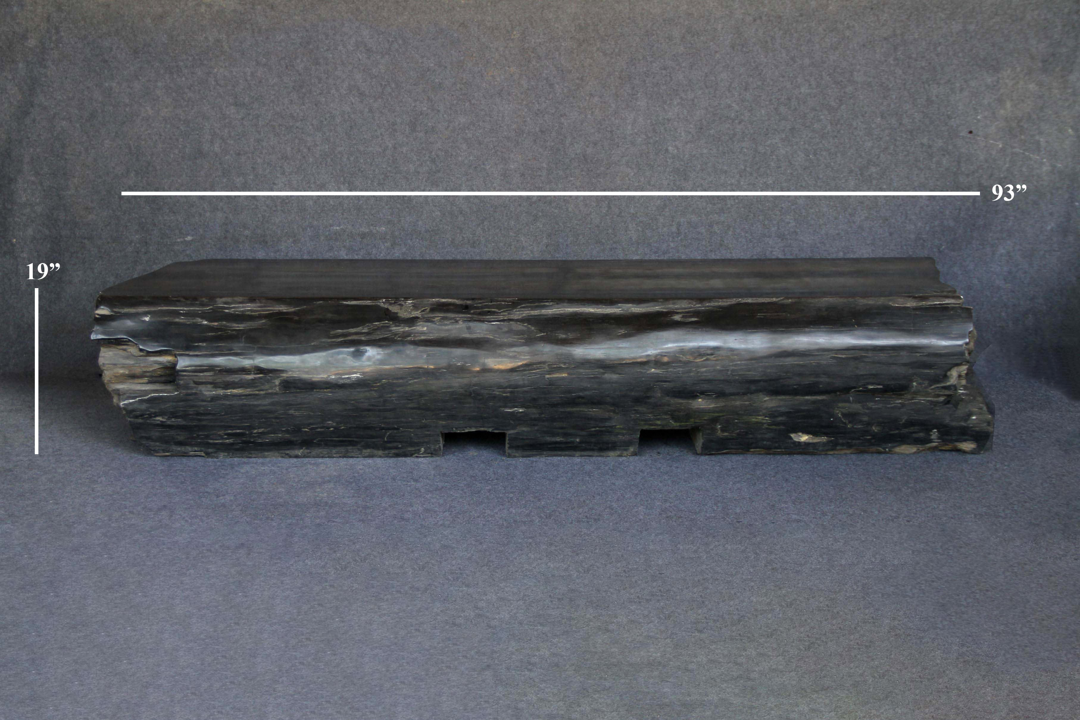 Petrified Wood Bench 93" / 3,080lbs