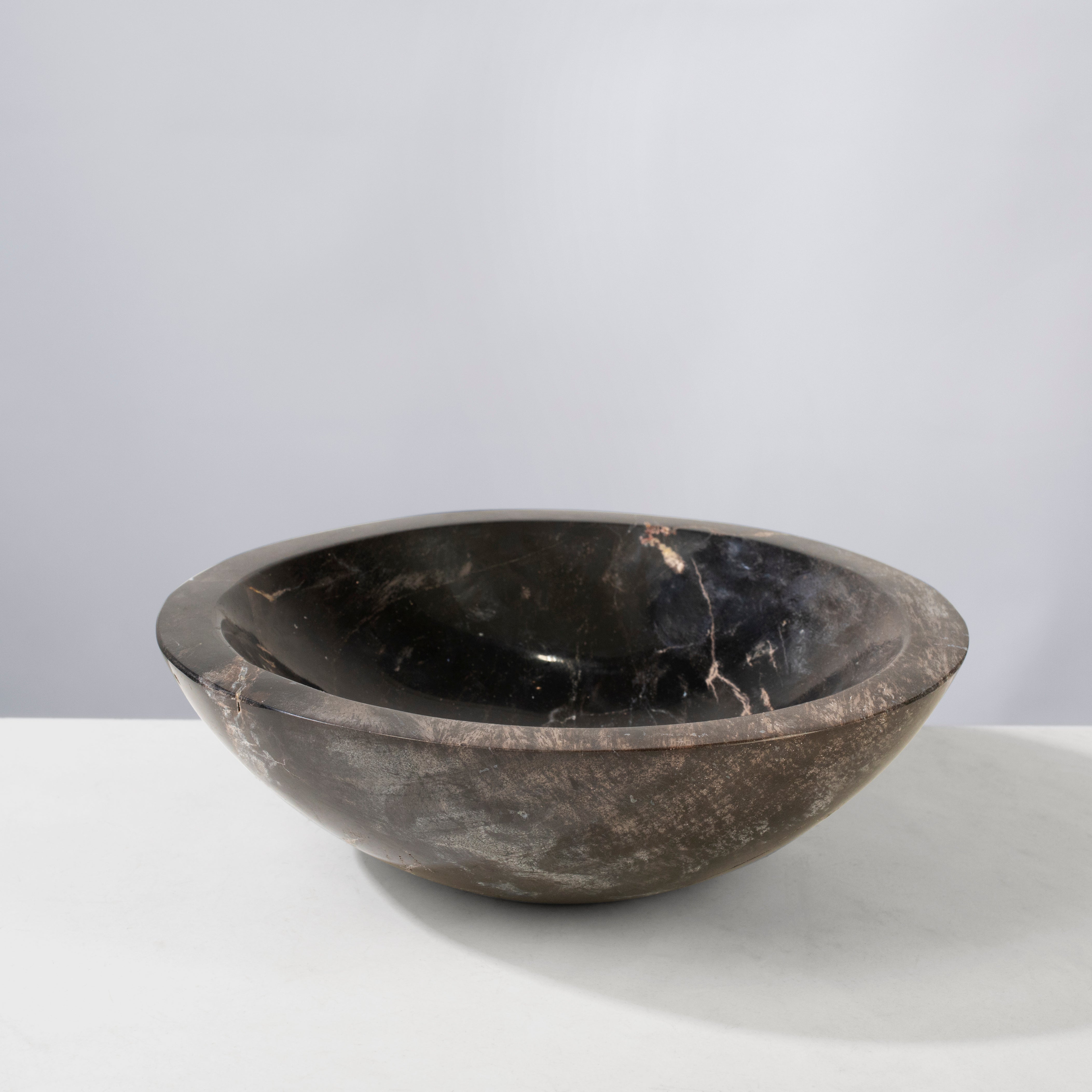 KALIFANO | Small Indonesian Petrified Wood Bowl - Natural Home Decor KALIFANO | Small Indonesian Petrified Wood Bowl - Natural Home Decor