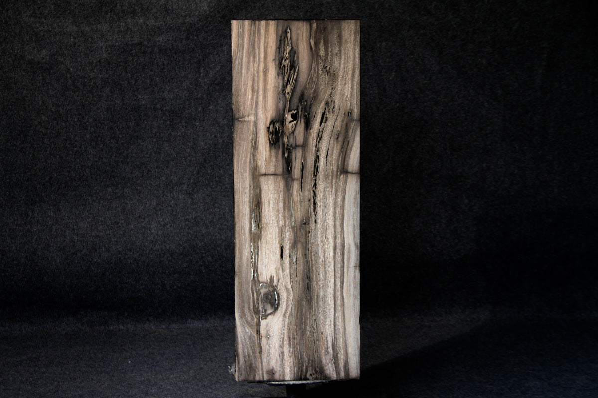 39" Natural Petrified Wood Hollow Square Pedestal from Indonesia