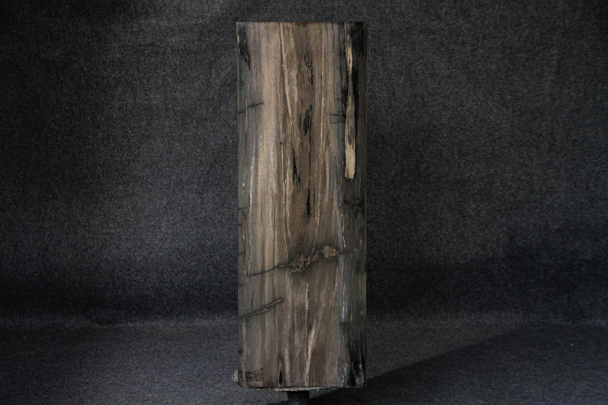 39" Natural Petrified Wood Hollow Square Pedestal from Indonesia