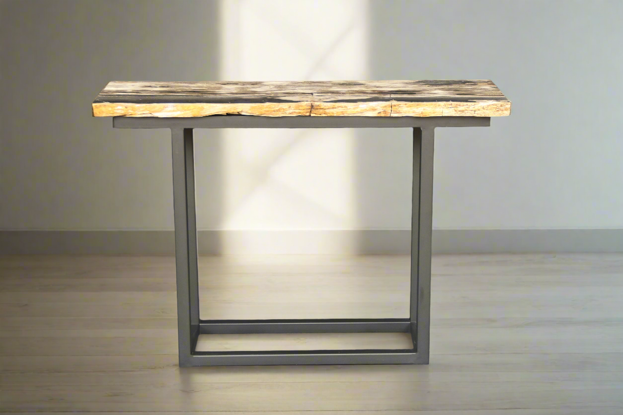 Petrified Wood Console Table 47" / 86 lbs