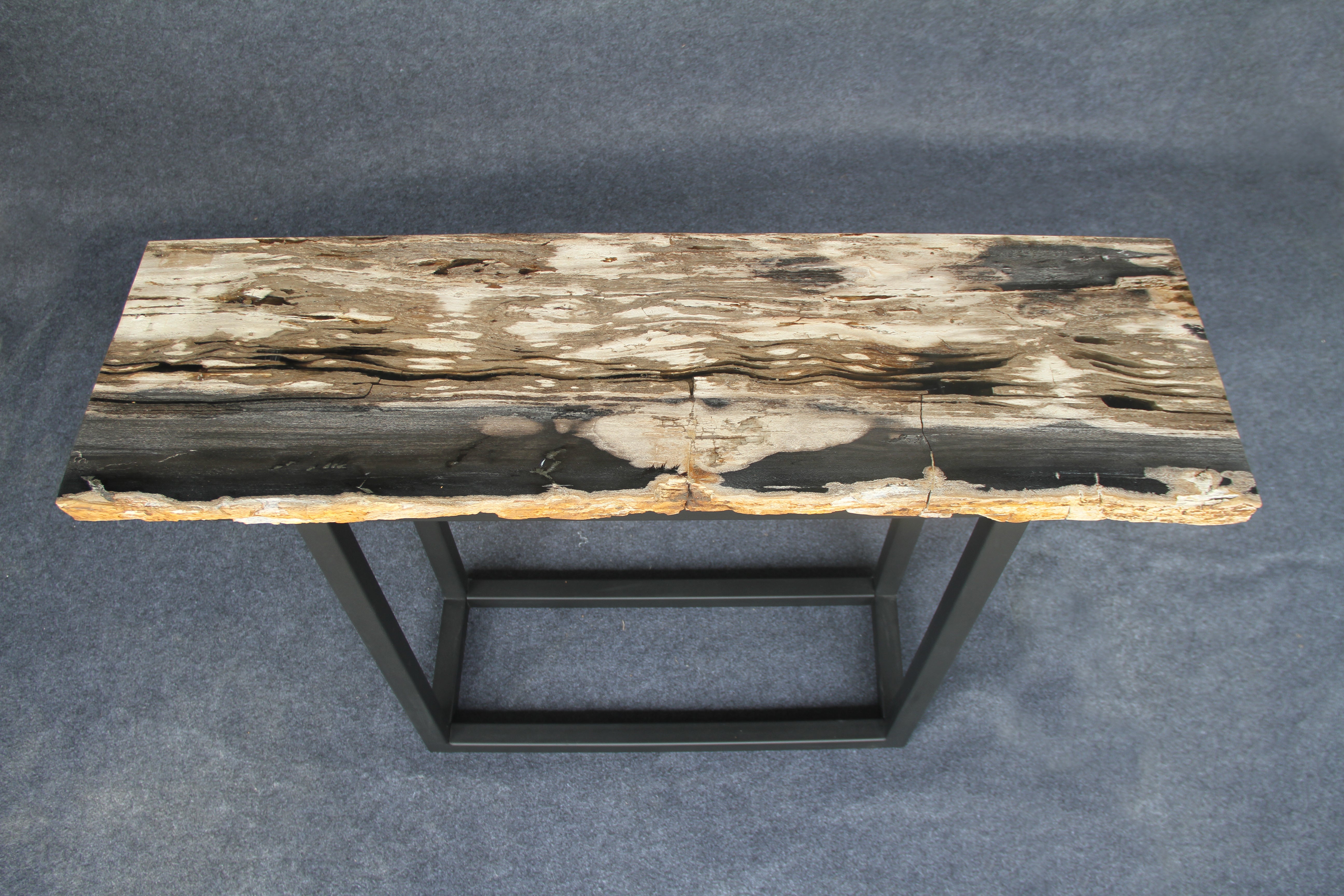 Petrified Wood Console Table 47" / 86 lbs