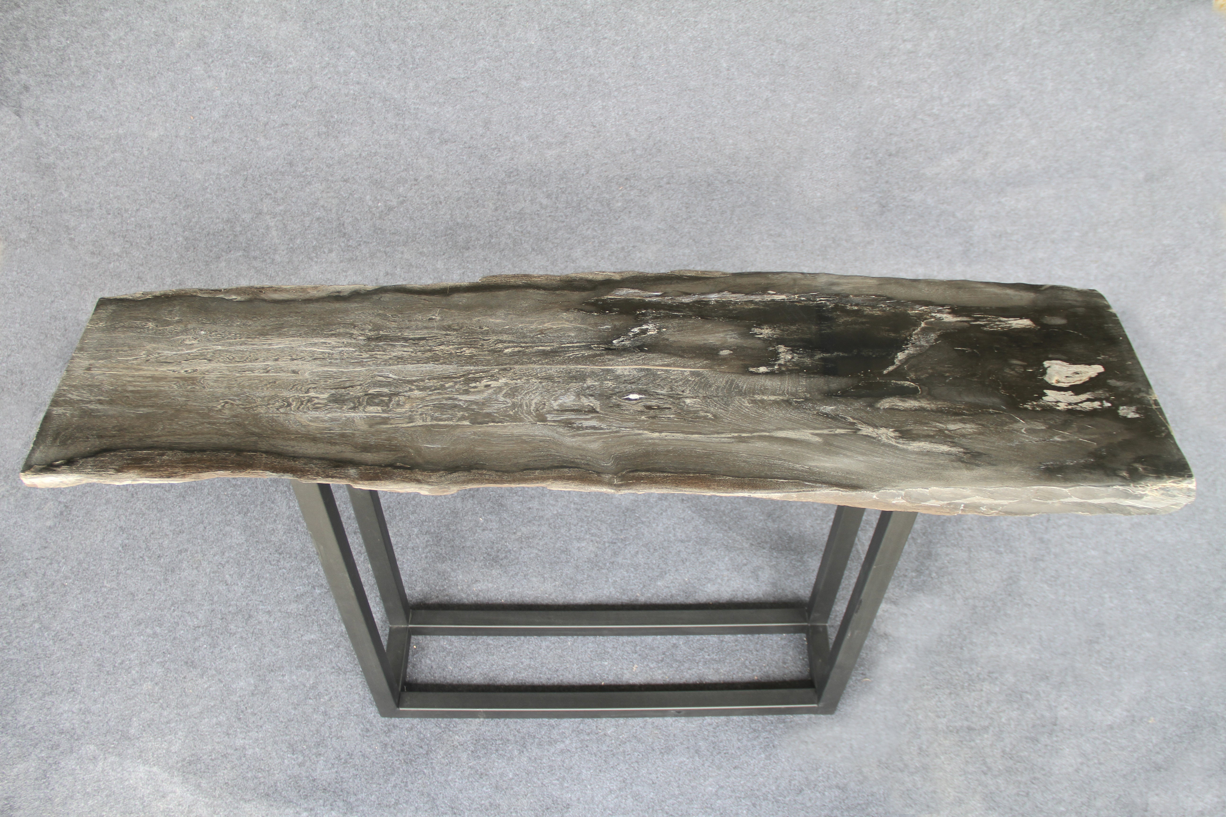 Petrified Wood Console Table 59" / 146 lbs