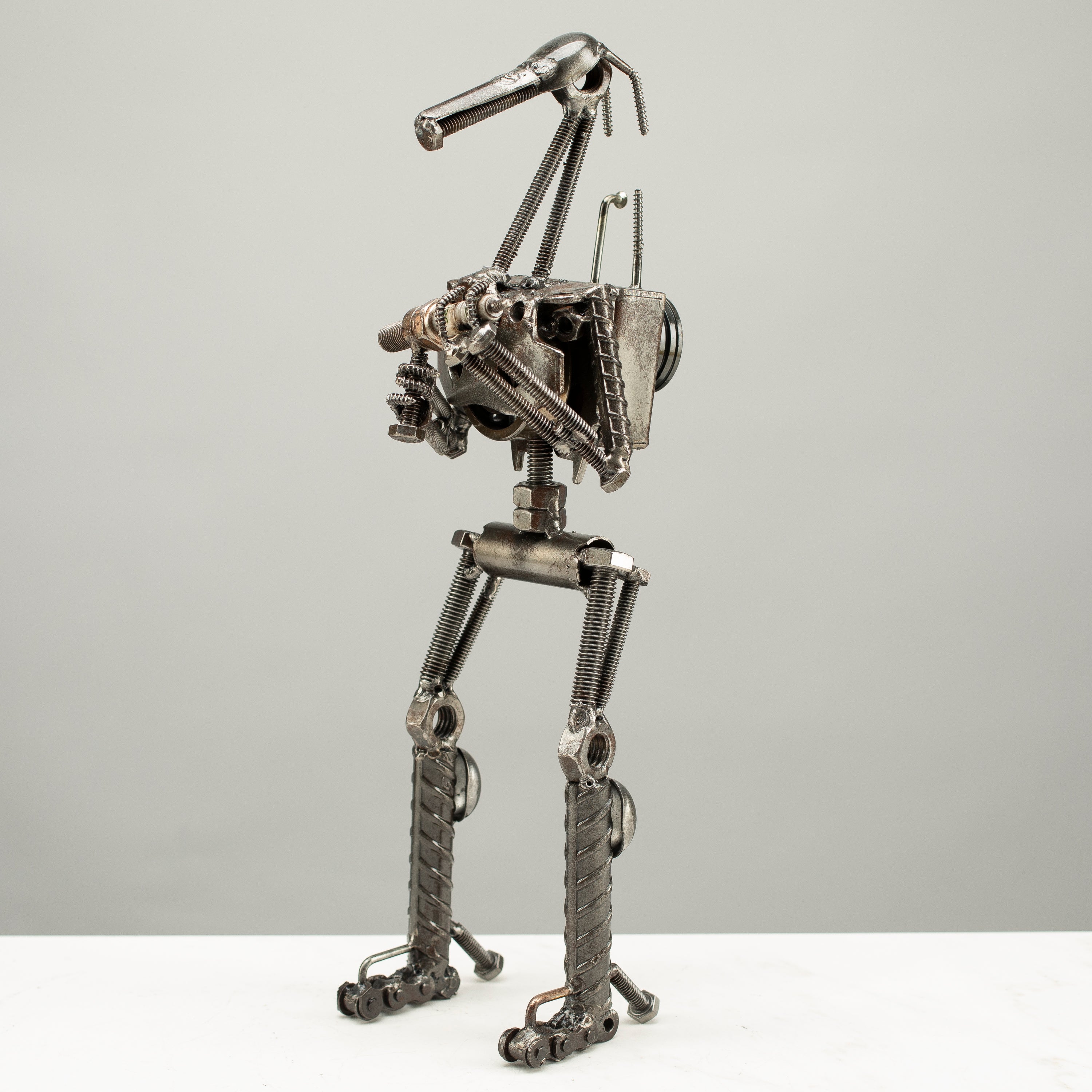 14" Battle Droid Inspired Recycled Metal Art