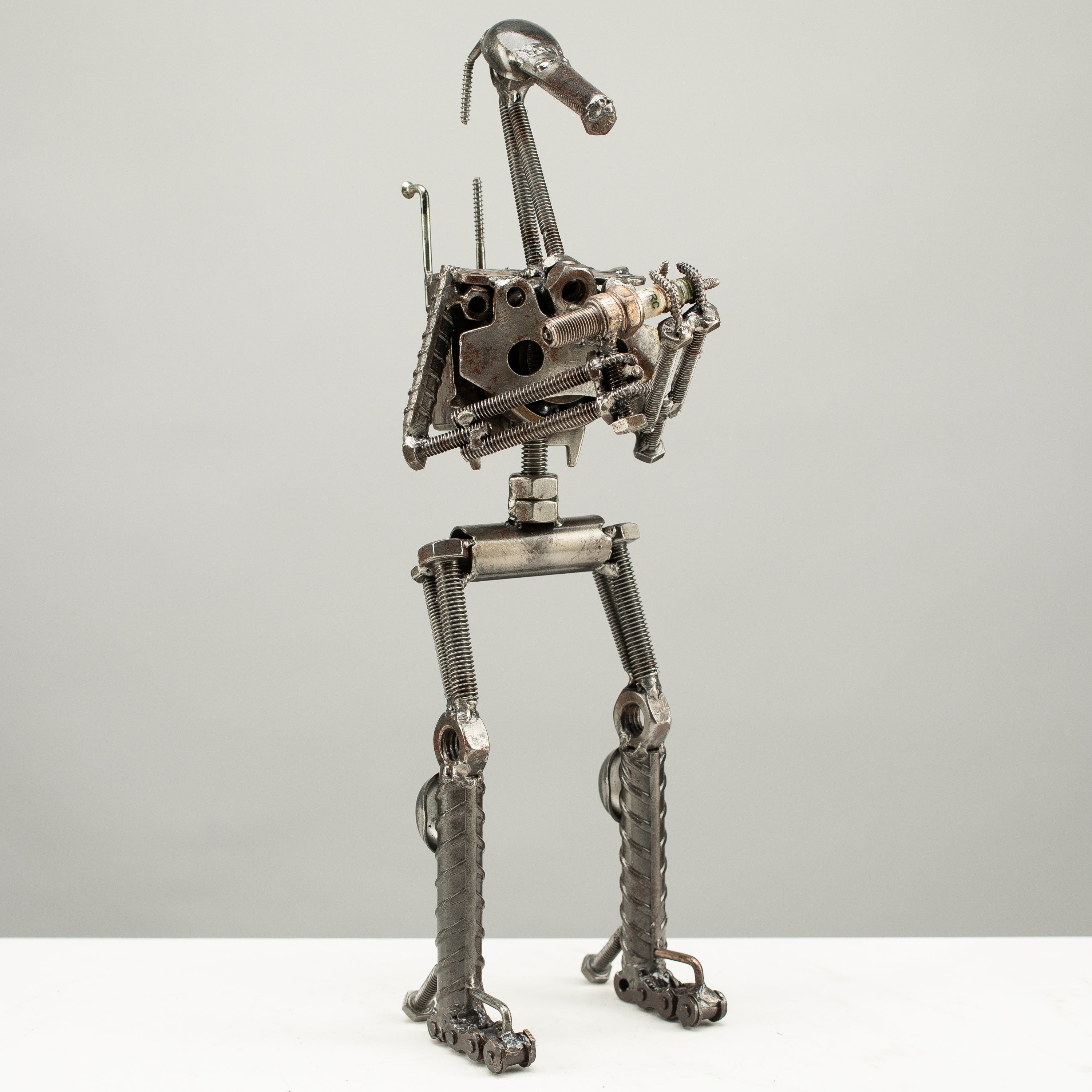 14" Battle Droid Inspired Recycled Metal Art