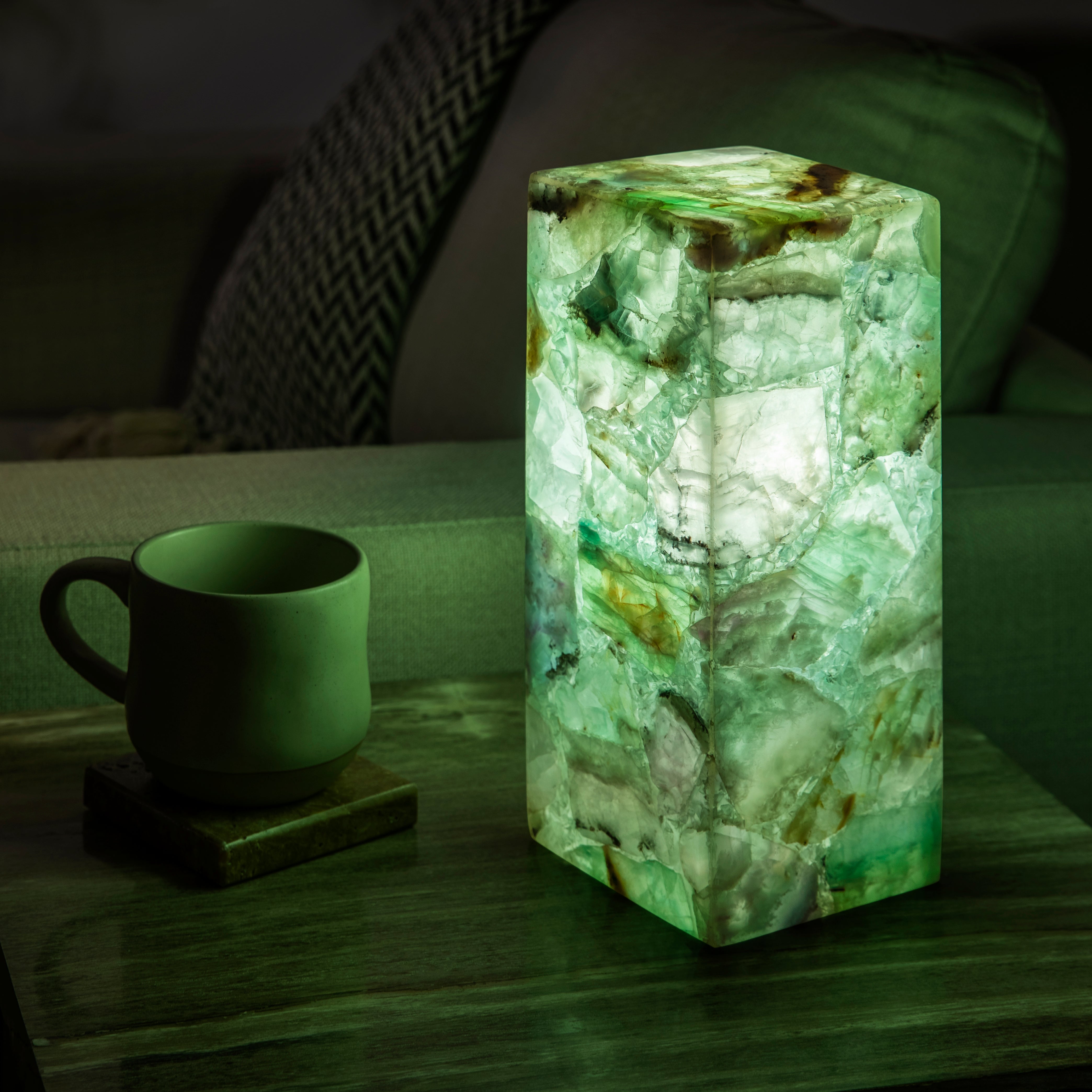 Fluorite Light Tower from Mexico - 12"
