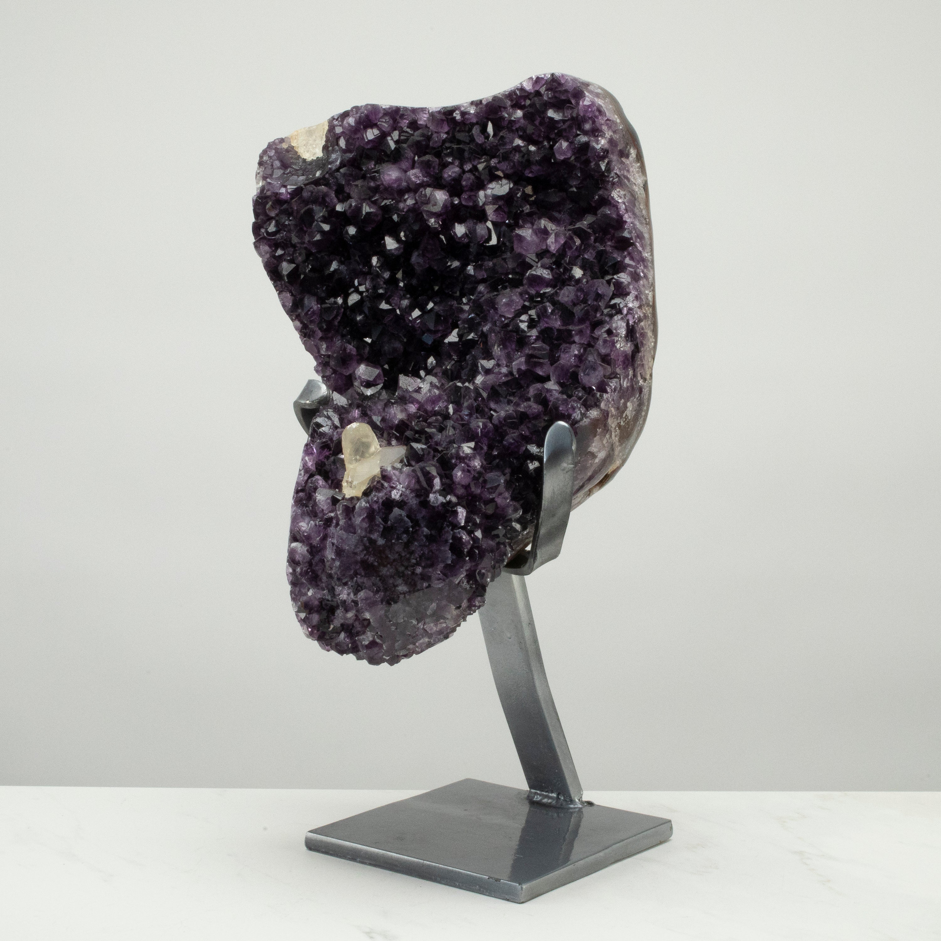 Uruguayan Amethyst Geode on Custom Stand - 19" / 39 lbs