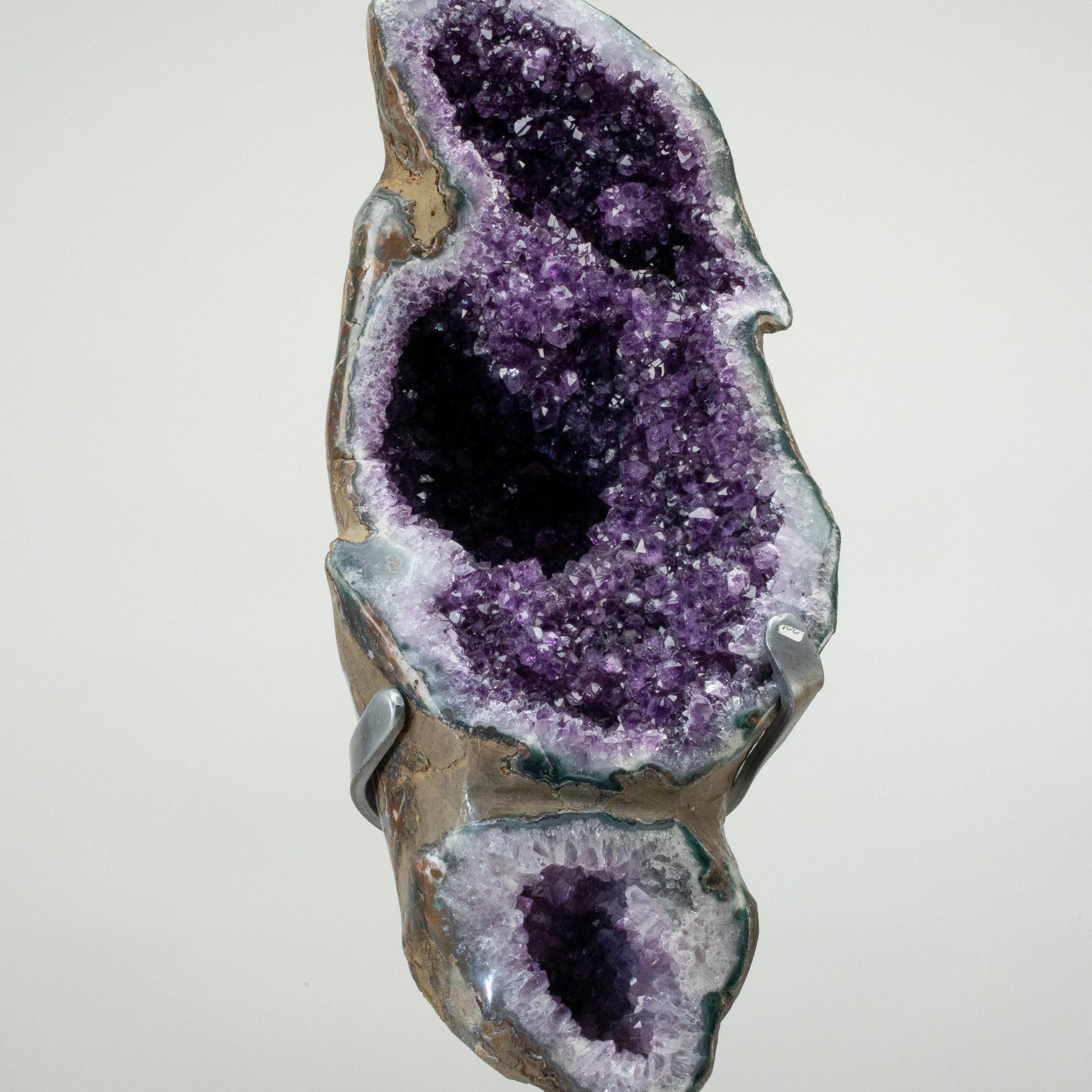 Uruguayan Amethyst Geode on Custom Stand - 26" / 39 lbs