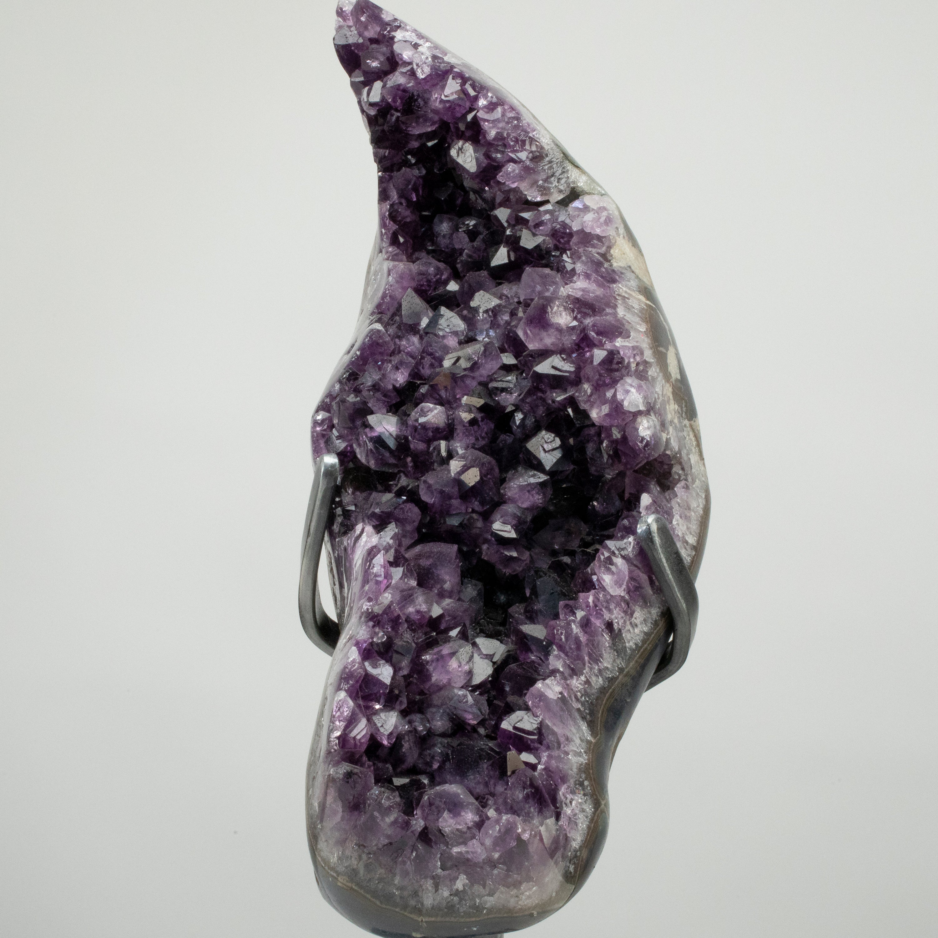 Uruguayan Amethyst Geode on Custom Stand - 18" / 18 lbs