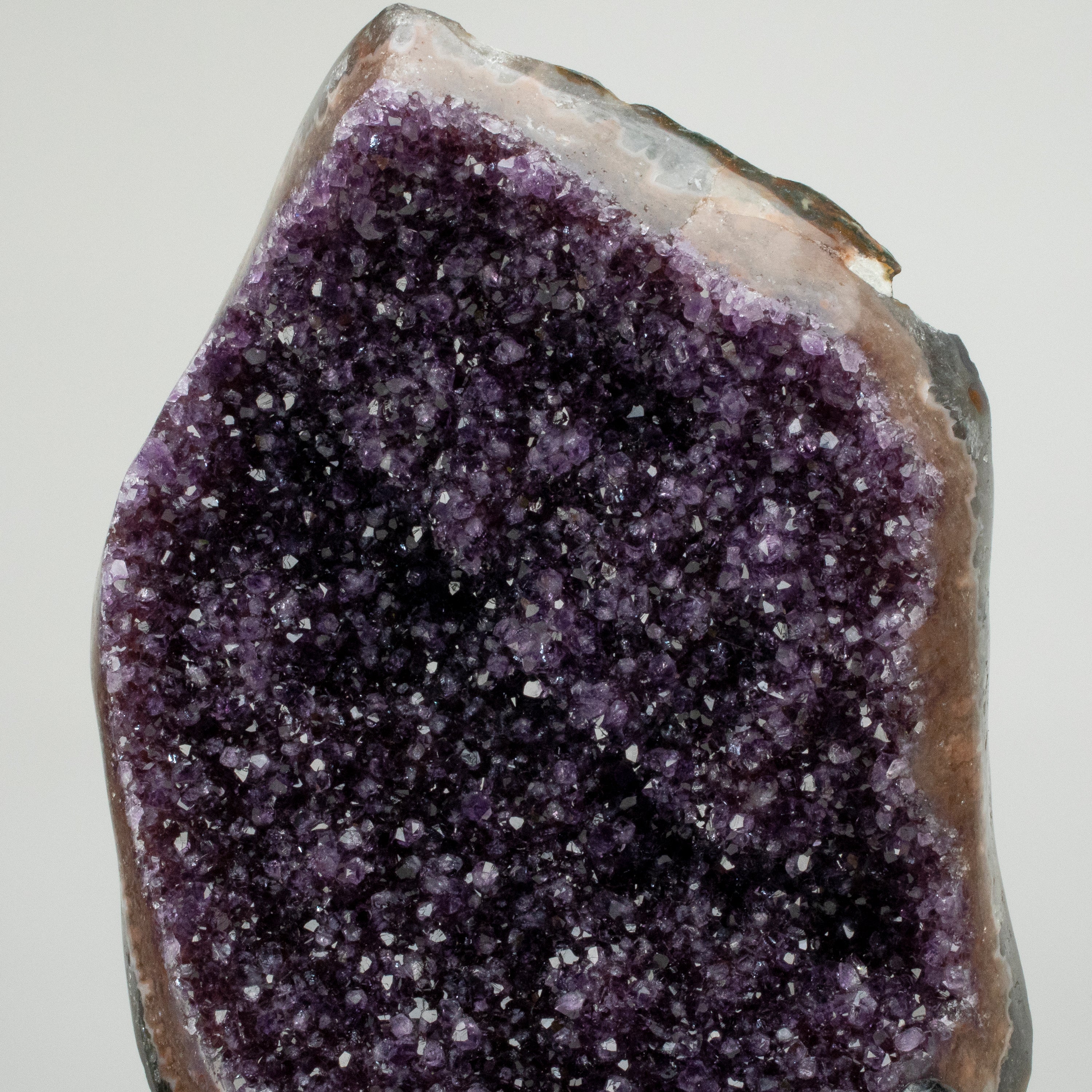 Uruguayan Amethyst Geode on Custom Stand - 19" / 15 lbs