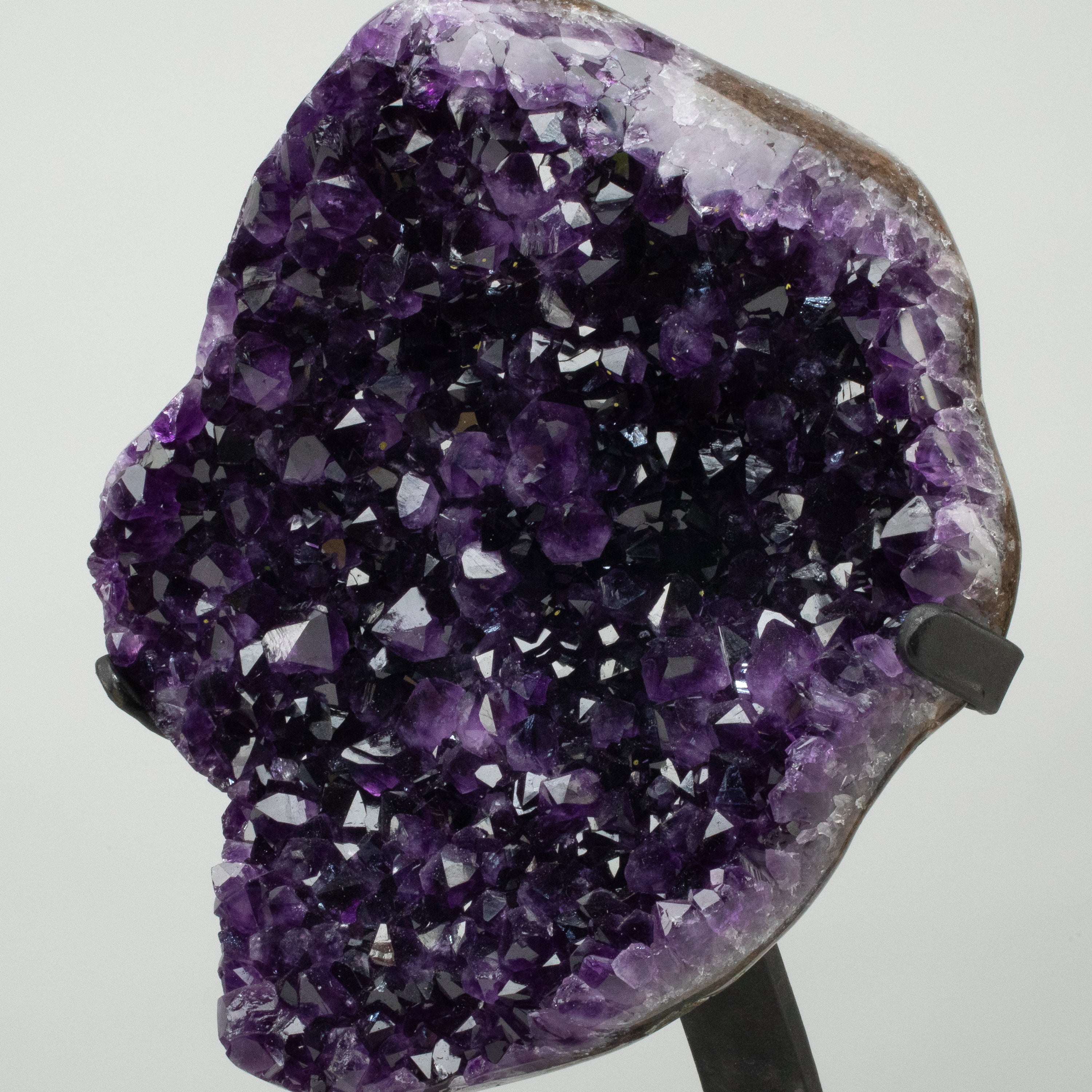 Uruguayan Amethyst Geode on Custom Stand - 16" / 14 lbs