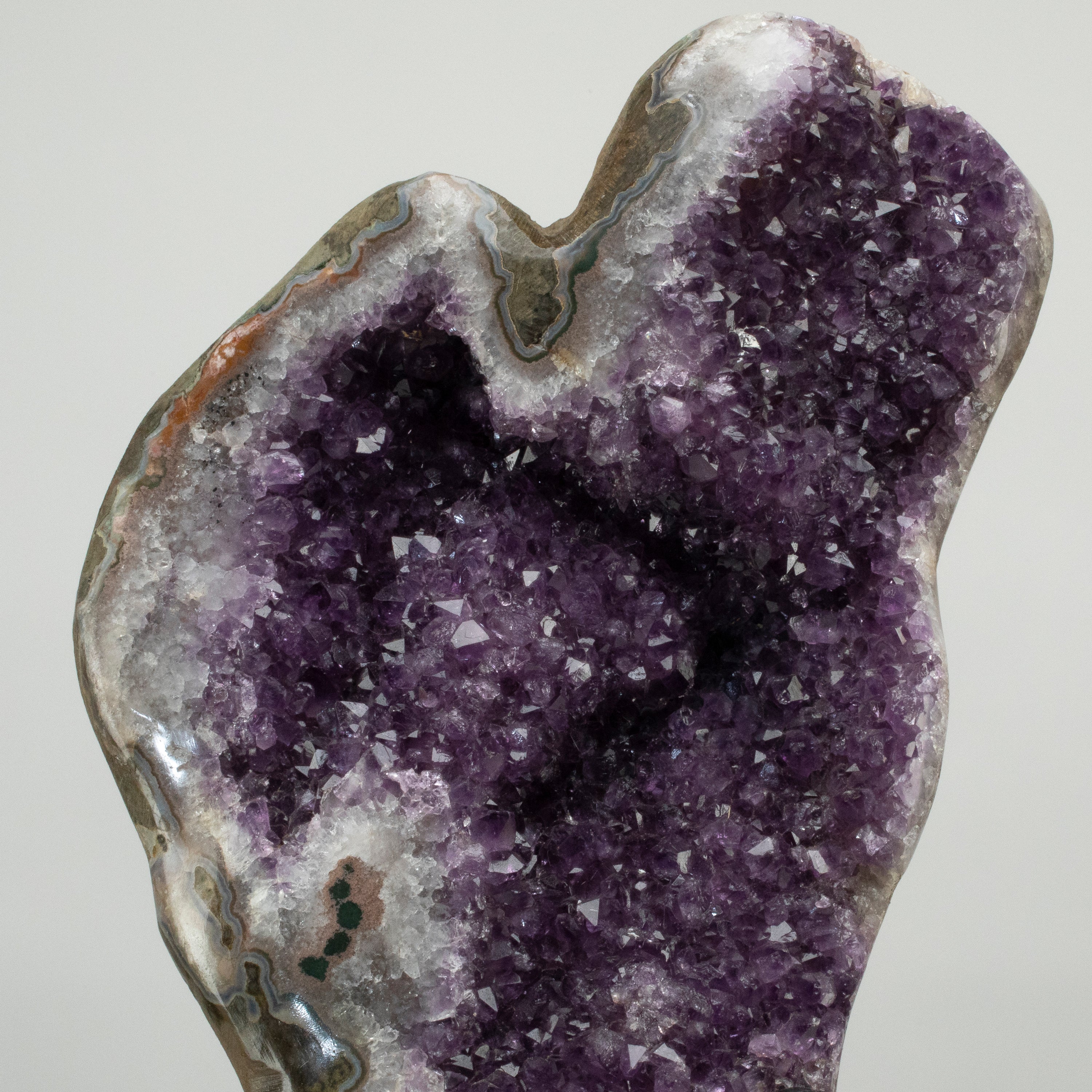 Uruguayan Amethyst Geode on Custom Stand - 19" / 22 lbs