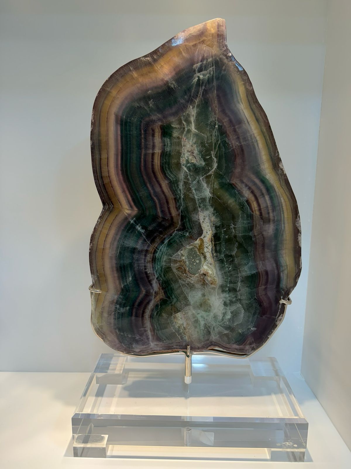 Fluorite and Copper Butterfly
