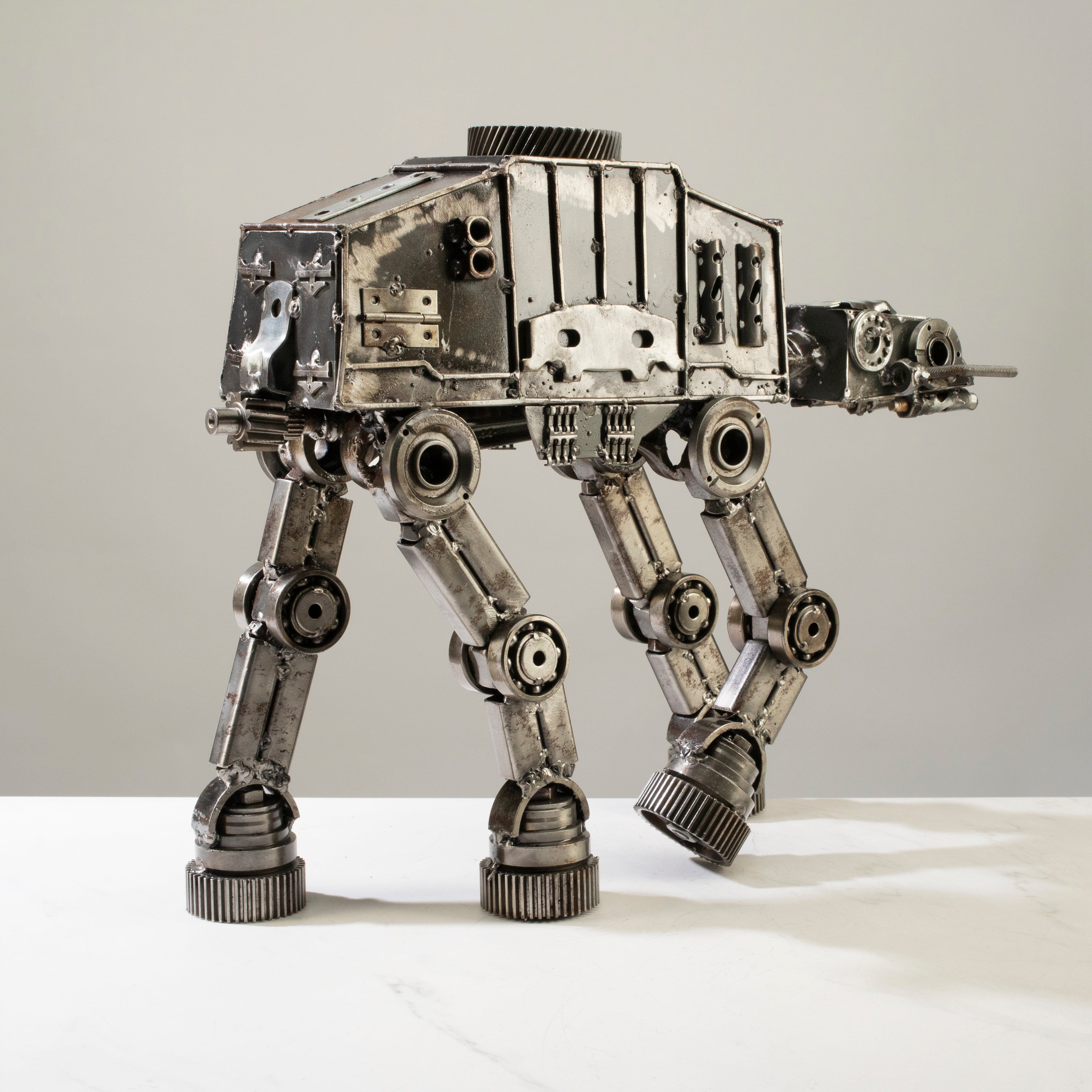 Alexander Kalifano Recycled Metal Art AT-AT Star Wars Inspired Recycled Metal Sculpture RMS-2000ATAT-N