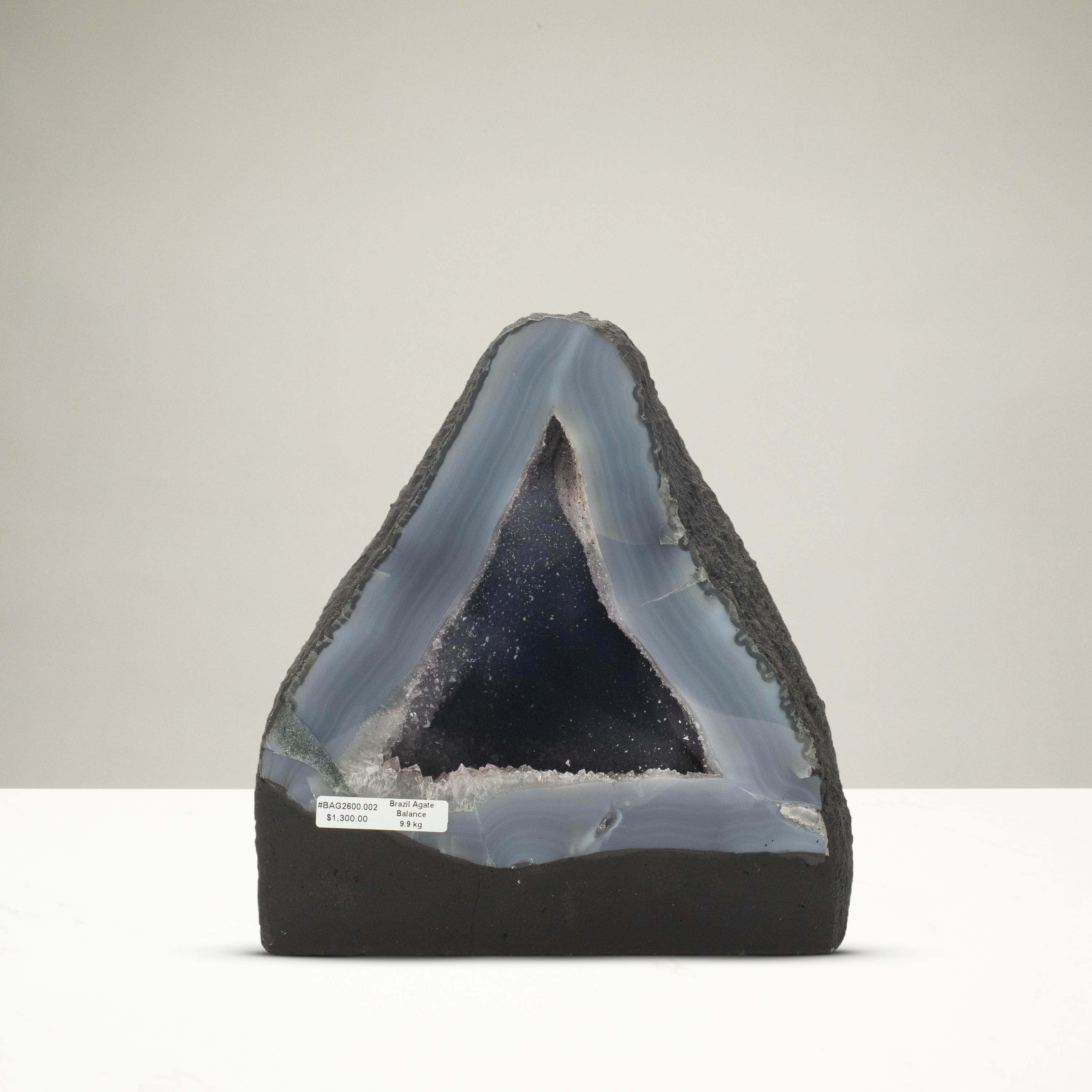 Kalifano Agate Agate Geode - 9 in. / 22 lbs BAG2600.002
