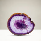 Purple Agate Slice Drink Coaster