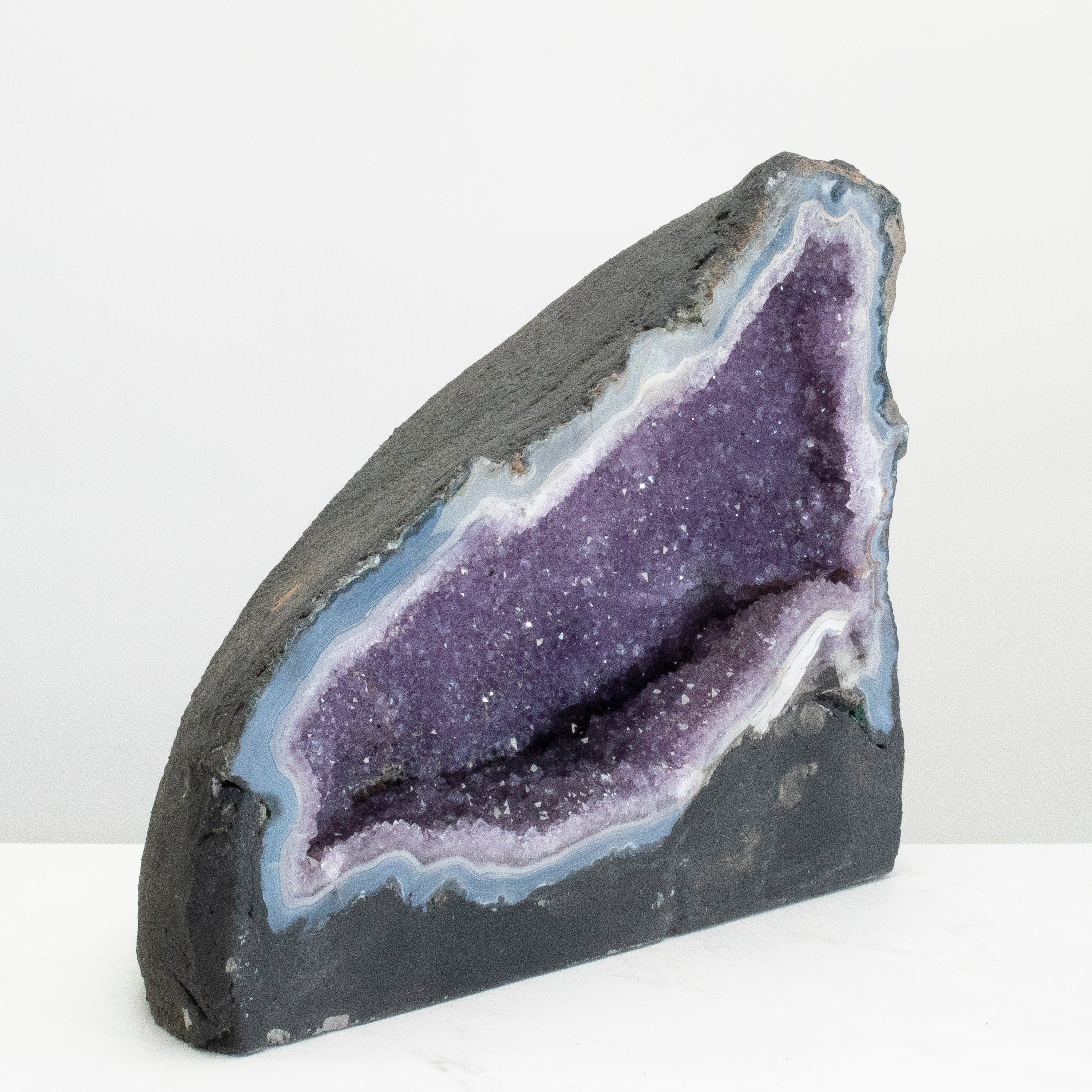 Kalifano Amethyst Amethyst Geode Cathedral from Brazil - 12.5" / 41.8 lbs BAG6000.009