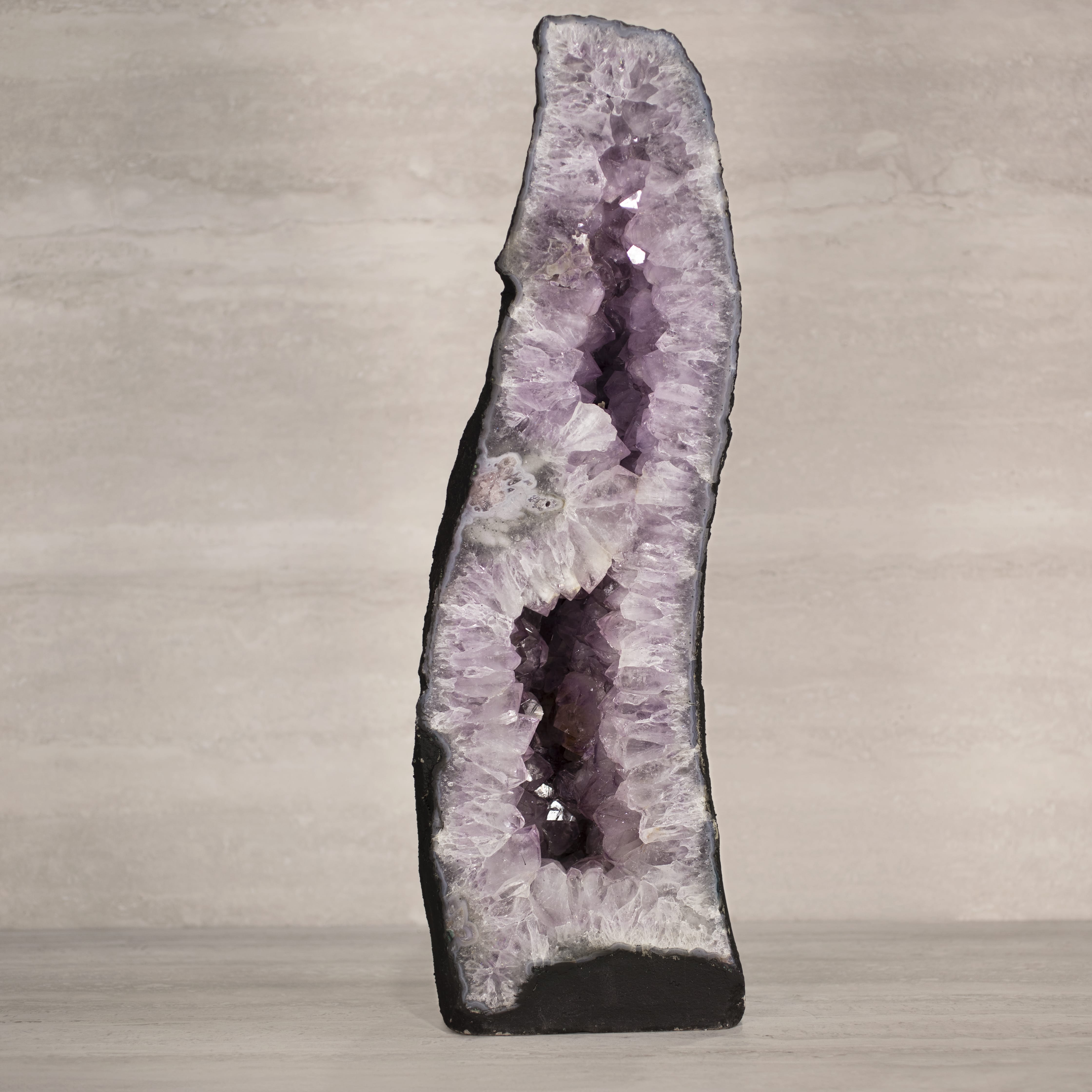 Kalifano Amethyst Amethyst Geode Cathedral from Brazil - 23.75" / 45 lbs BAG3700.002