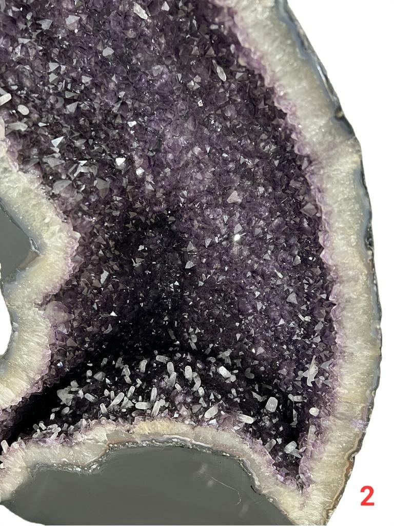 Kalifano Amethyst Amethyst Geode Cathedral from Brazil - 44" / 361 lbs BAG52000.002