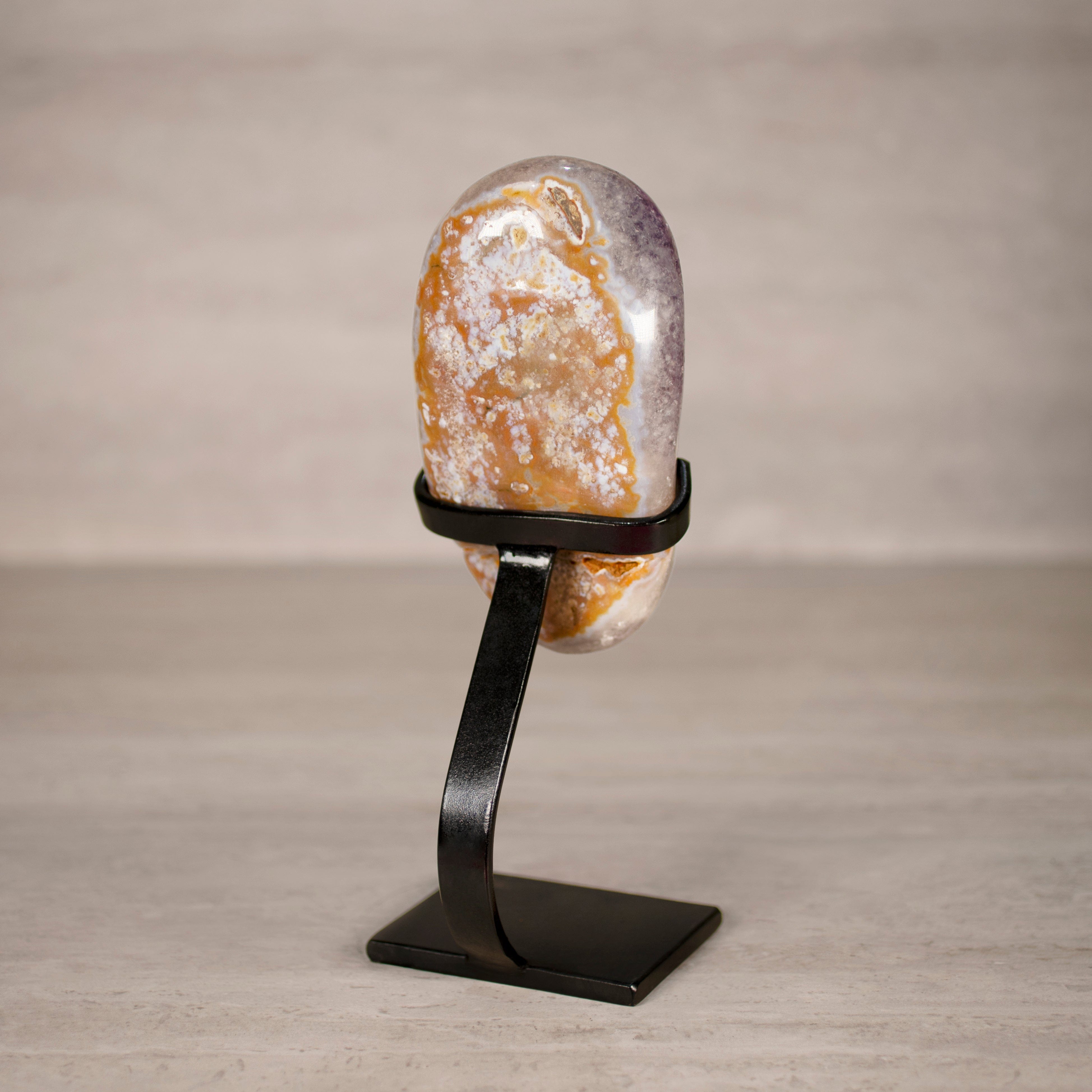Kalifano Amethyst Amethyst Geode on Custom Stand from Uruguay - 10 in / 4.5 lbs UAG2000.025