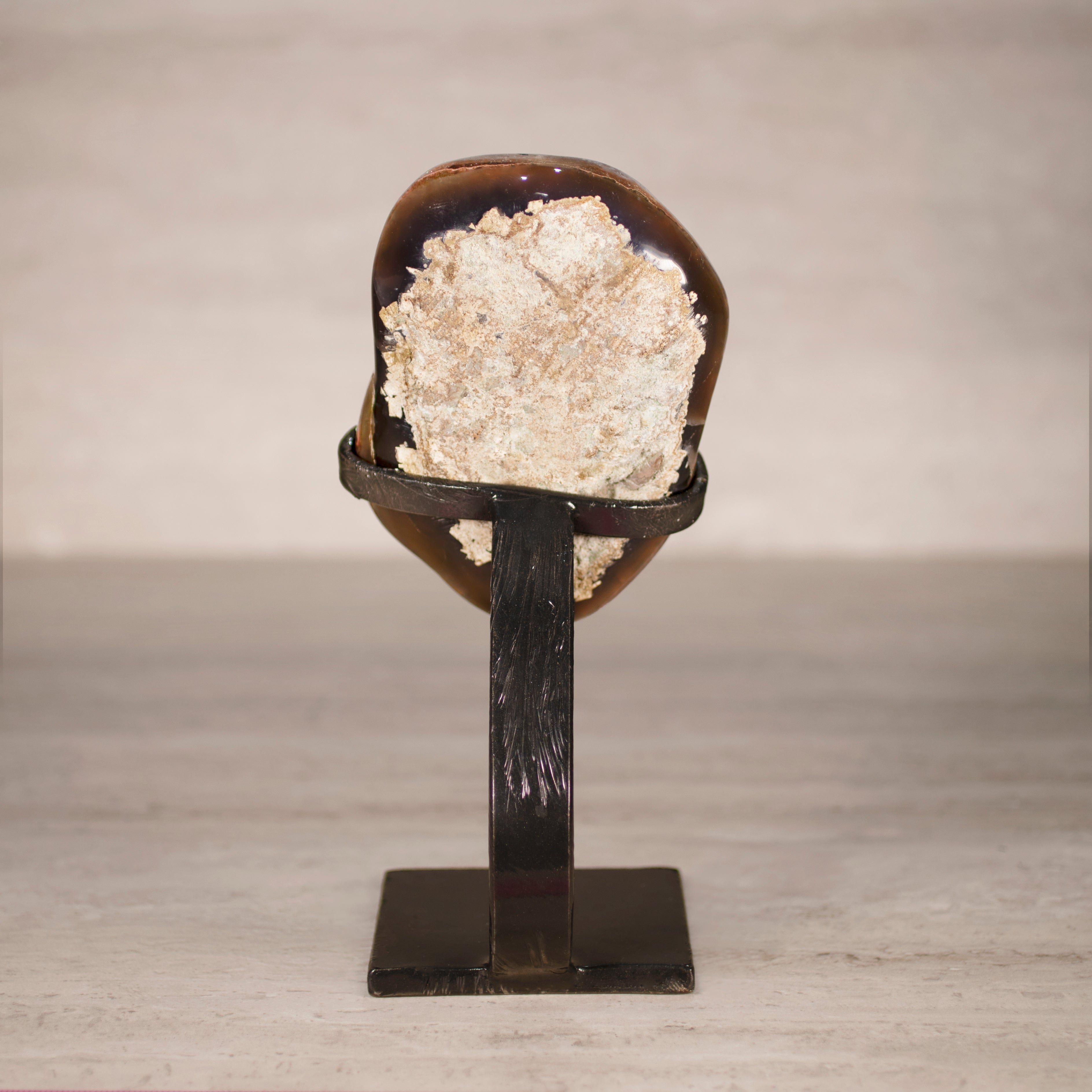 Kalifano Amethyst Amethyst Geode on Custom Stand from Uruguay - 10 in / 5 lbs UAG2400.042