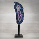 Amethyst Geode on Custom Stand from Uruguay - 32 in / 22 lbs