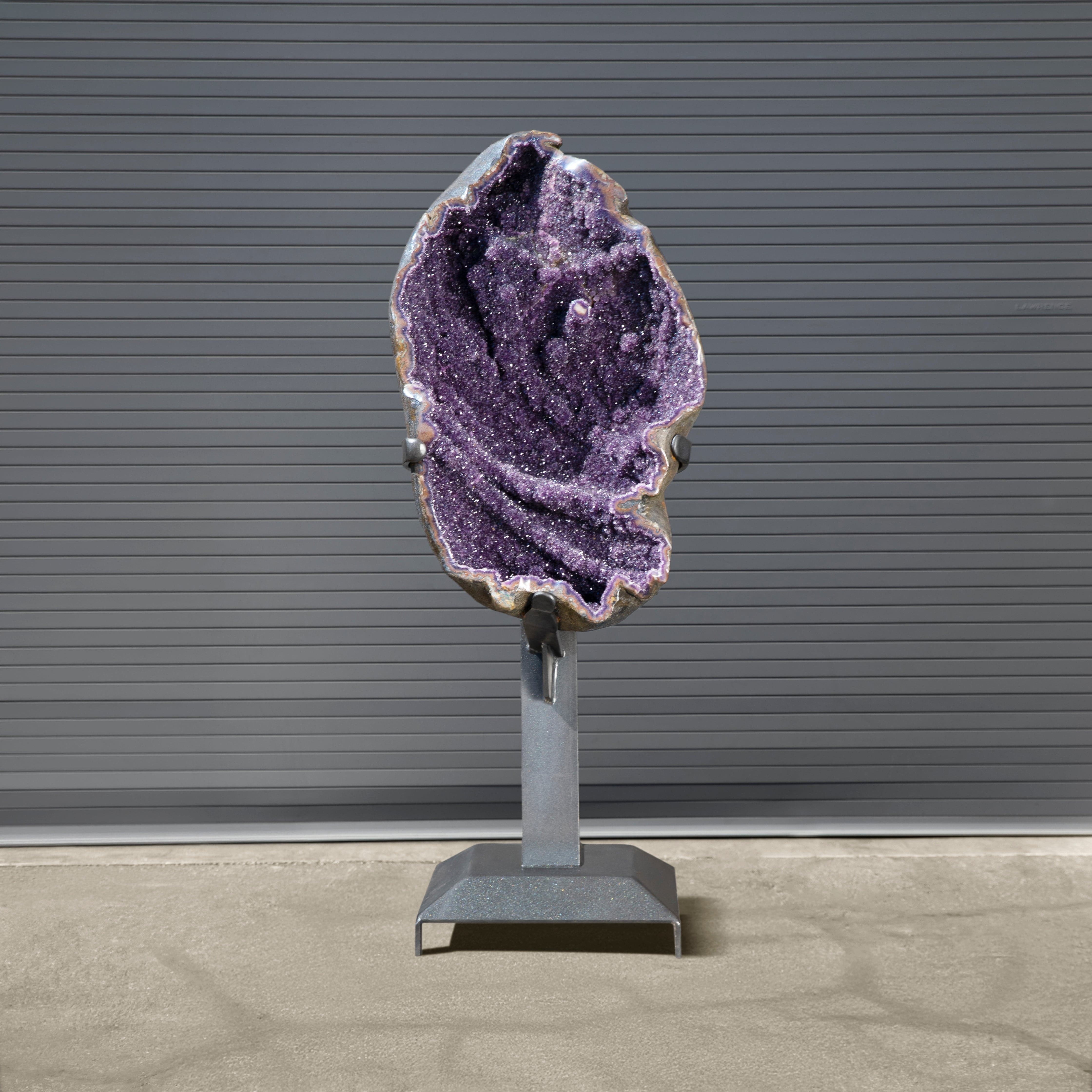 Kalifano Amethyst Amethyst Geode on Custom Stand from Uruguay - 71 in / 825 lbs UAG168000.002
