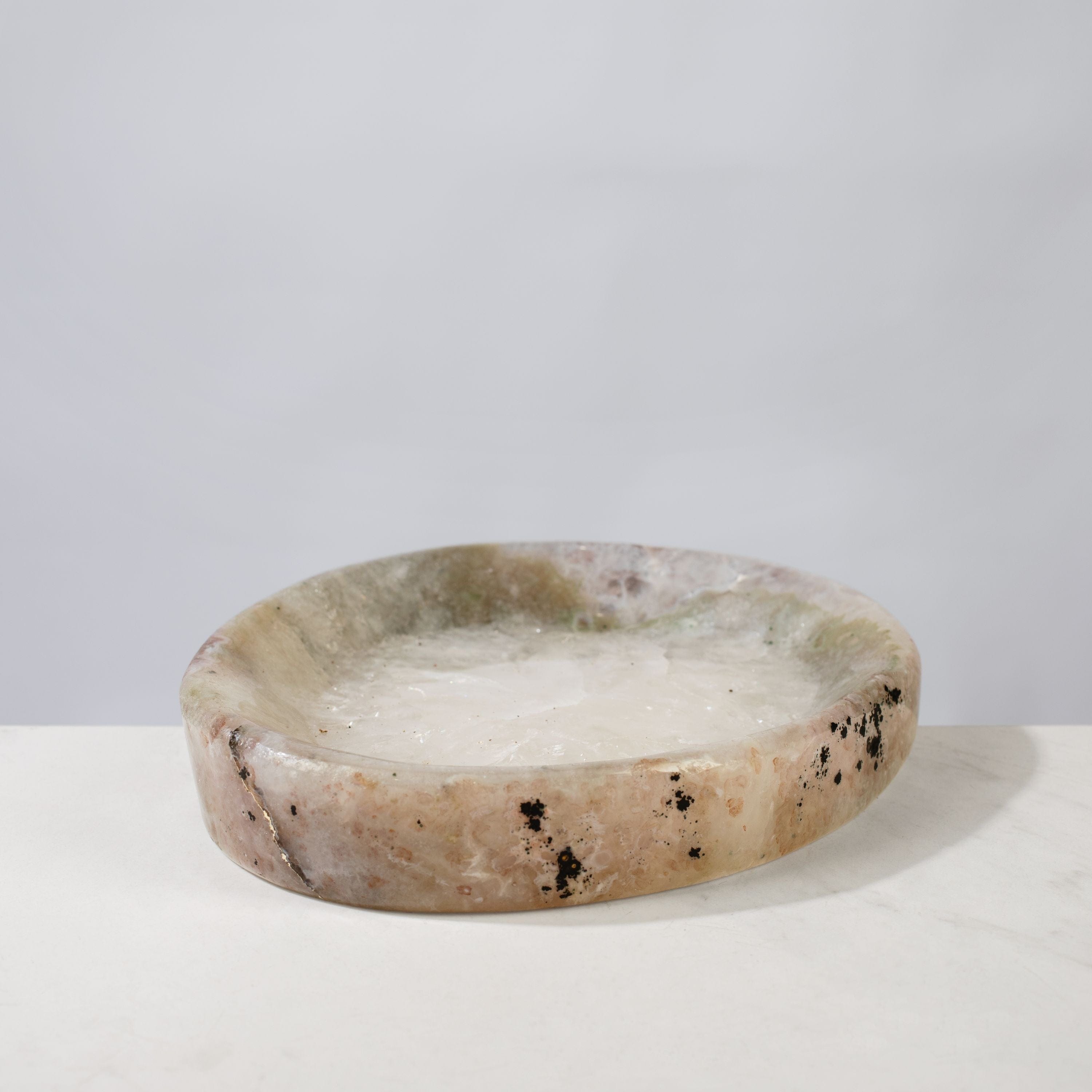 Kalifano Amethyst Natural Amethyst Crystal Bowl from Brazil - 10.5" BOWL2100.001