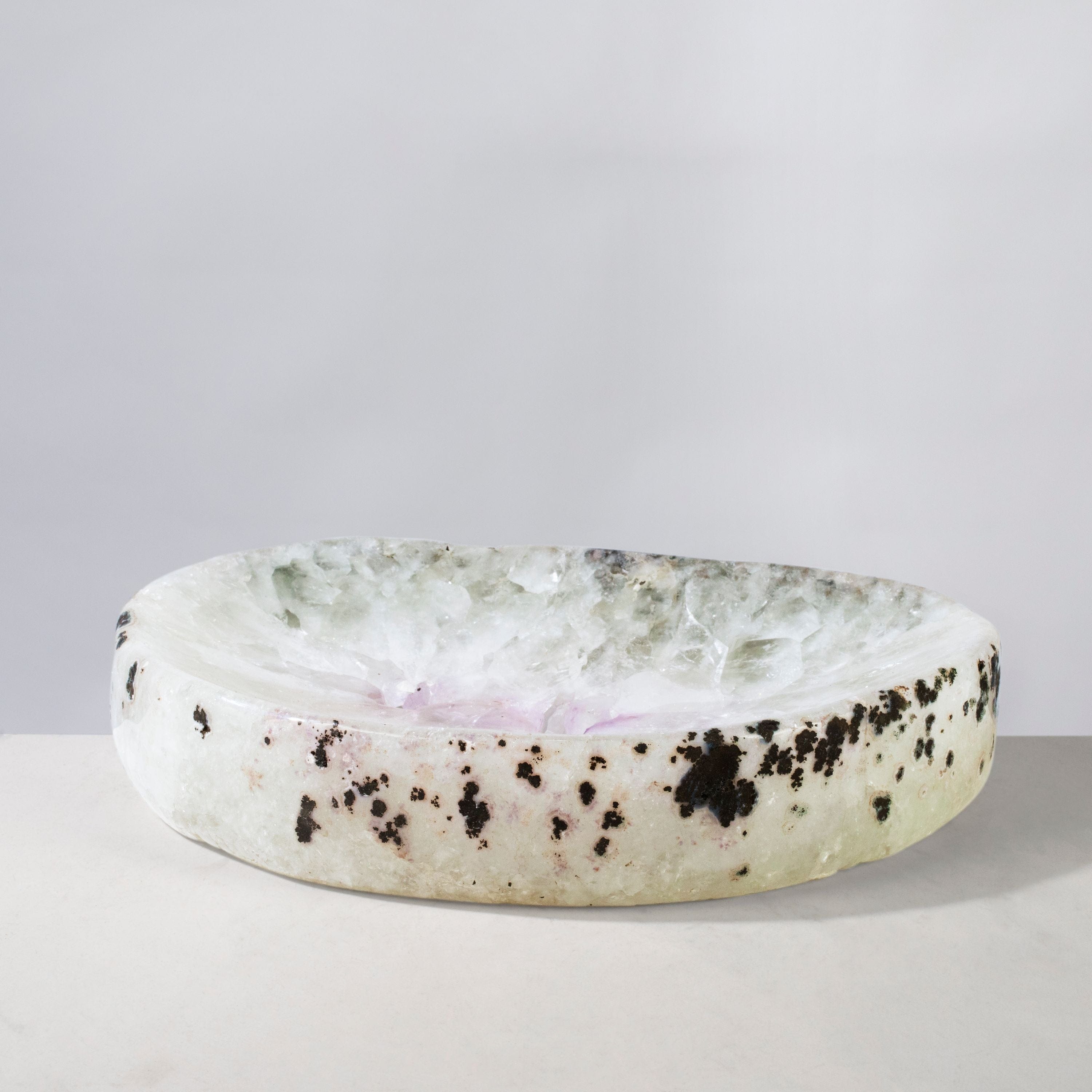 Kalifano Amethyst Natural Amethyst Crystal Bowl from Brazil - 11.75" BOWL2900.007