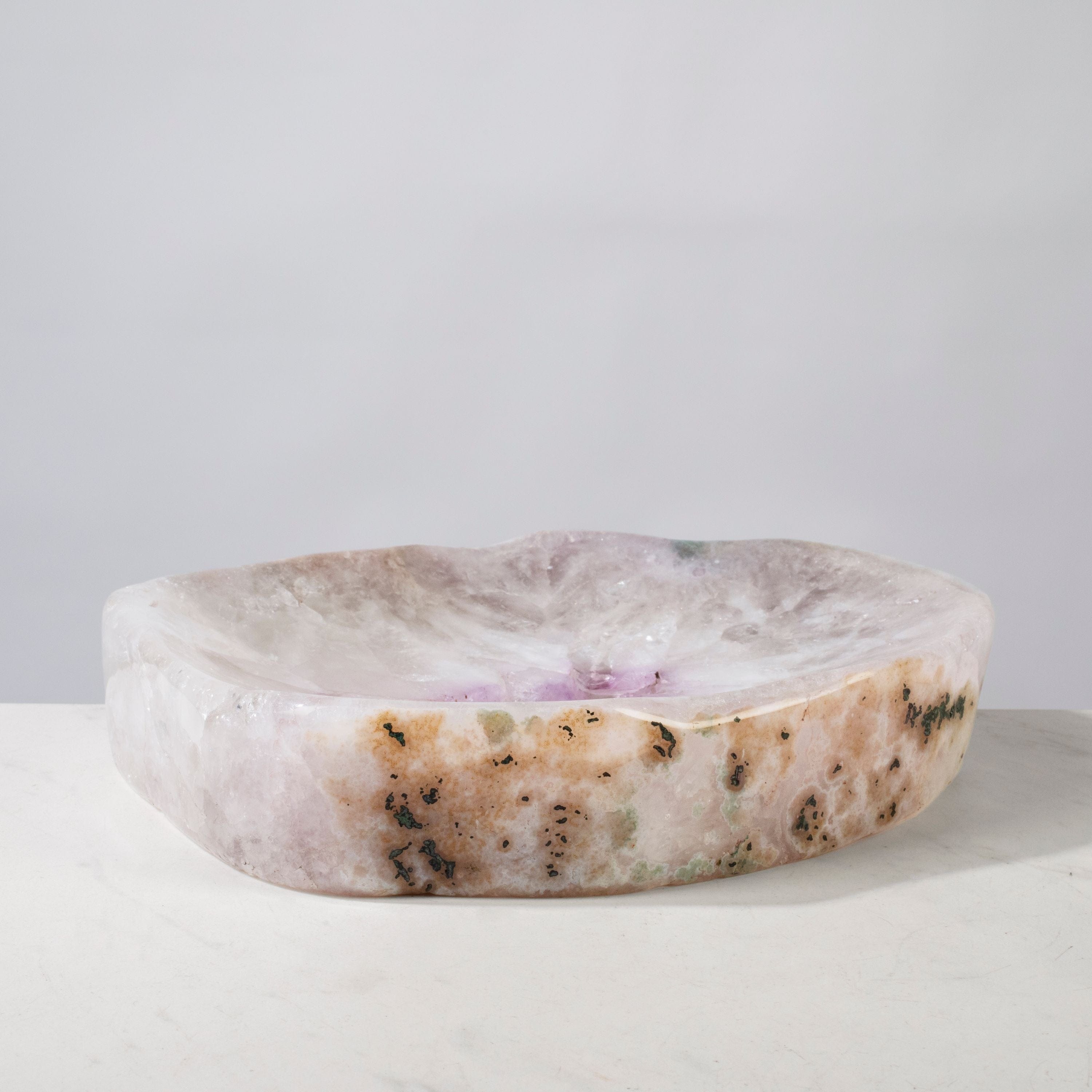 Kalifano Amethyst Natural Amethyst Crystal Bowl from Brazil - 11" BOWL3000.002