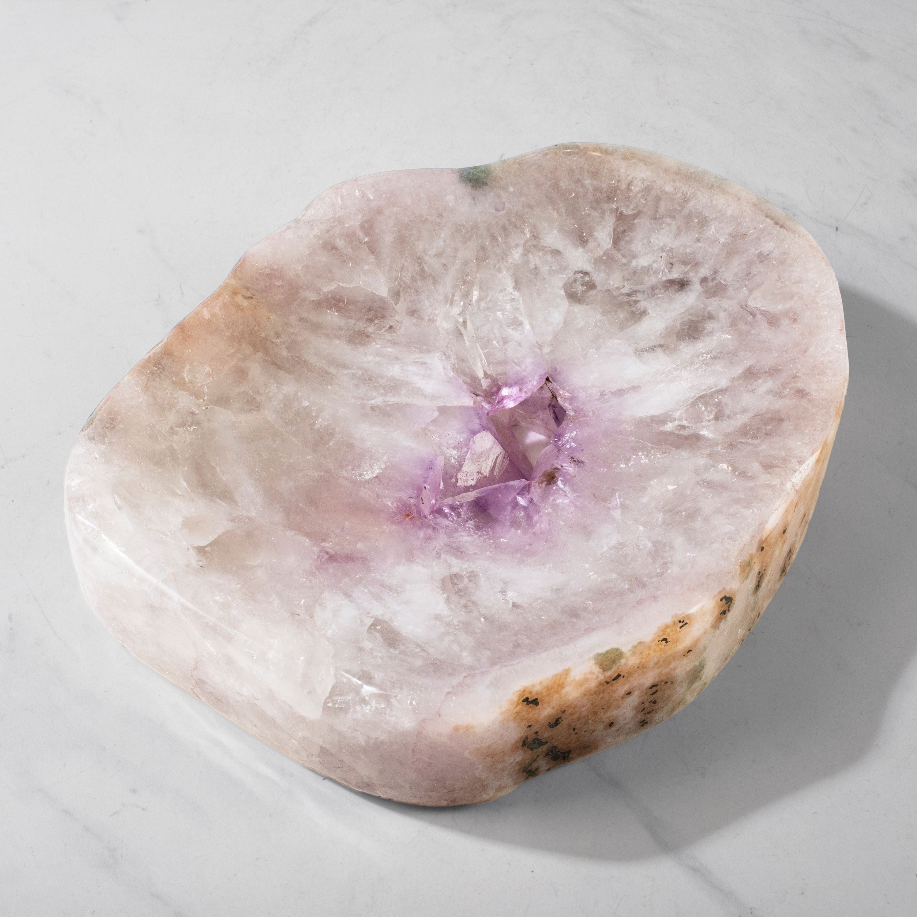 Kalifano Amethyst Natural Amethyst Crystal Bowl from Brazil - 11" BOWL3000.002