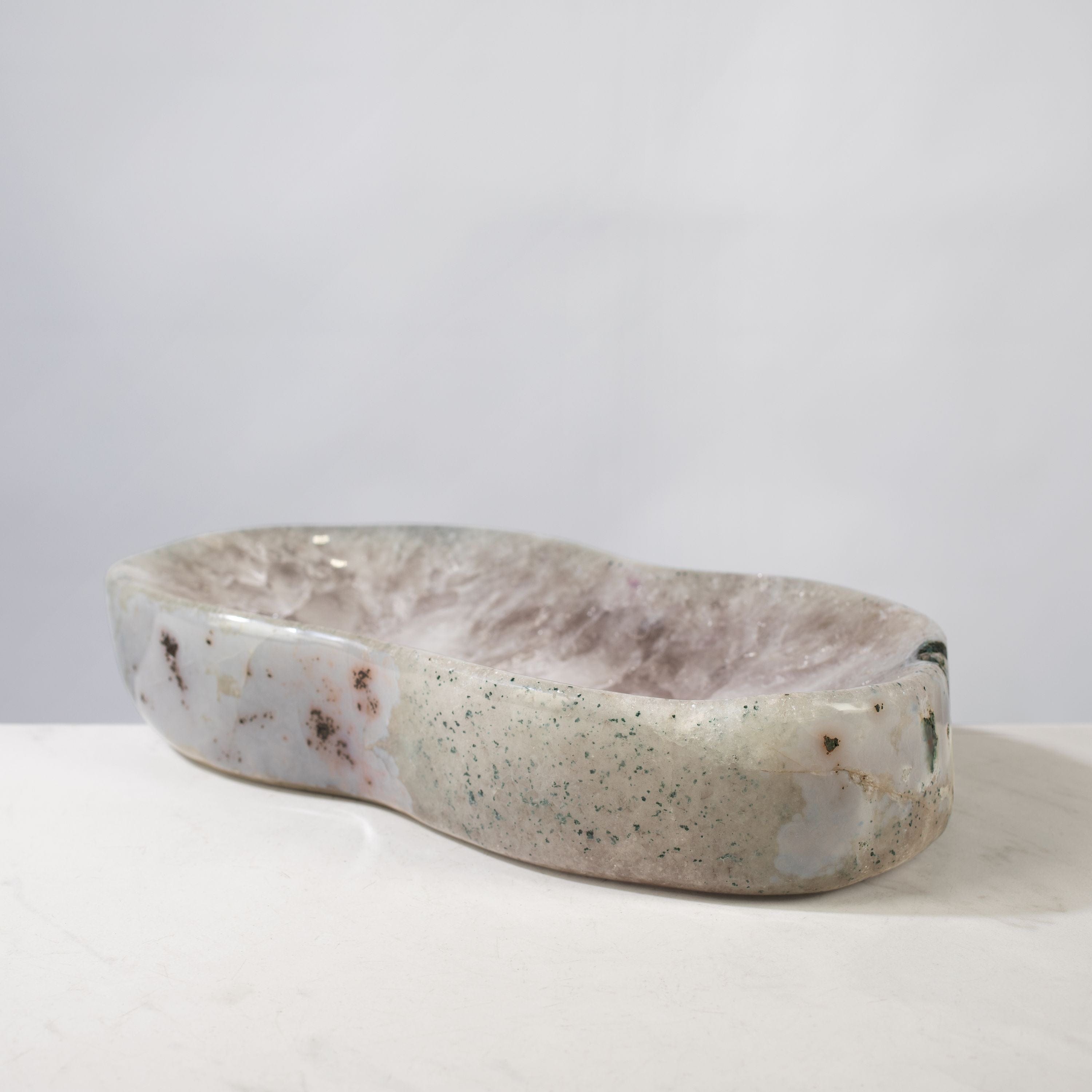 Kalifano Amethyst Natural Amethyst Crystal Bowl from Brazil - 13.25" BOWL3500.001