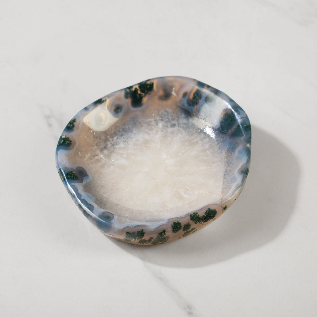 Kalifano Amethyst Natural Amethyst Crystal Bowl from Brazil - 5.5" BOWL400.001