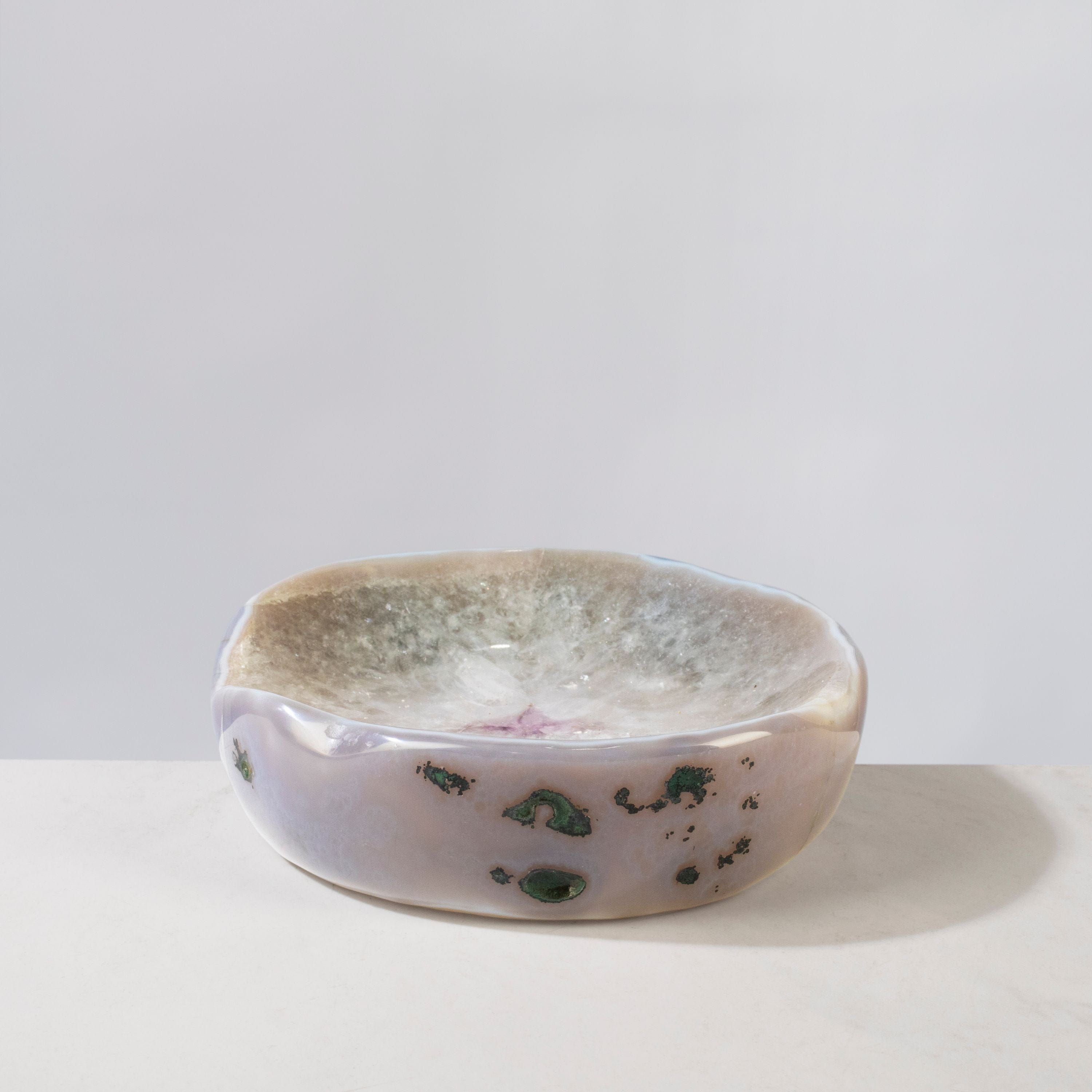 Kalifano Amethyst Natural Amethyst Crystal Bowl from Brazil - 6.5" BOWL1000.002