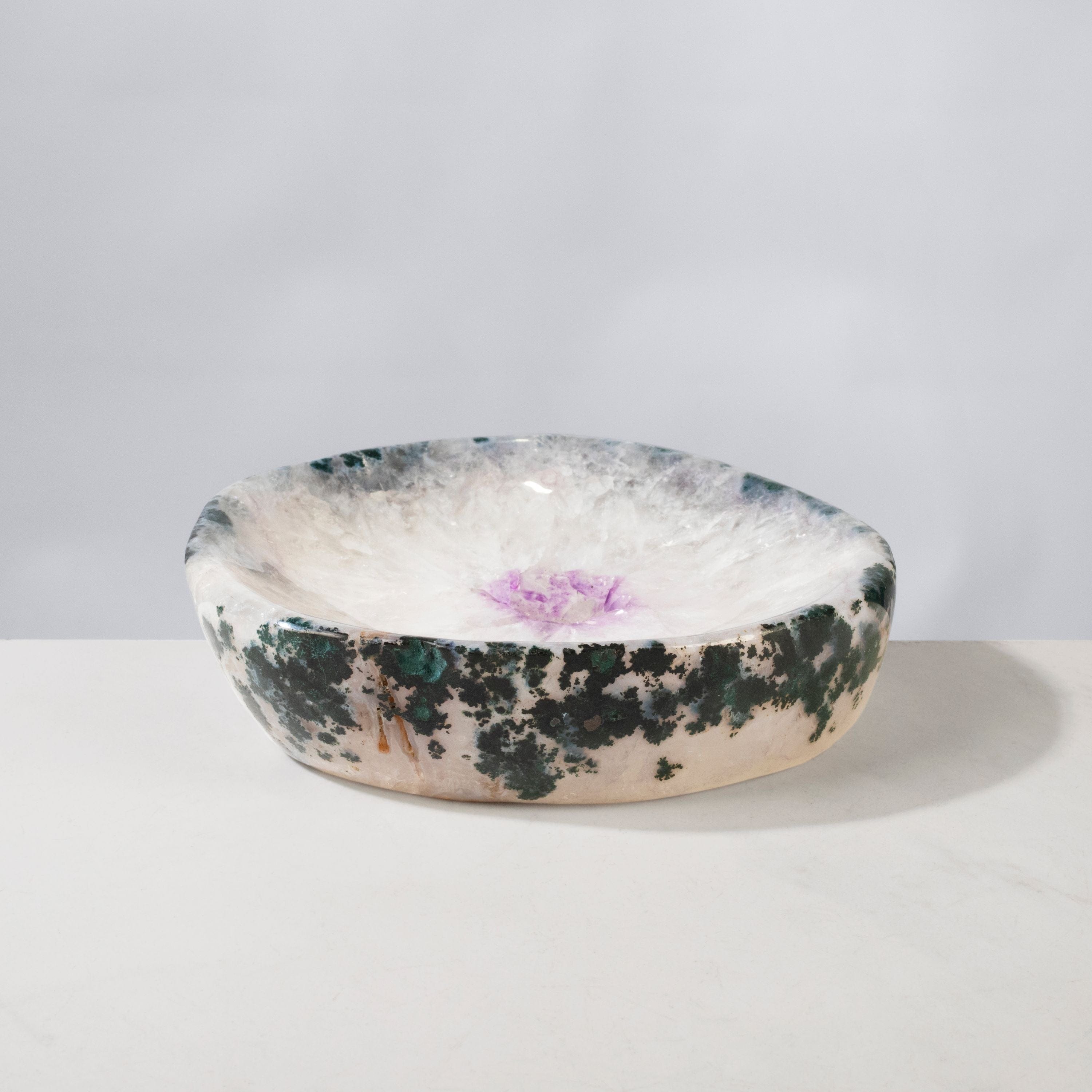 Kalifano Amethyst Natural Amethyst Crystal Bowl from Brazil - 7.5" BOWL1100.002