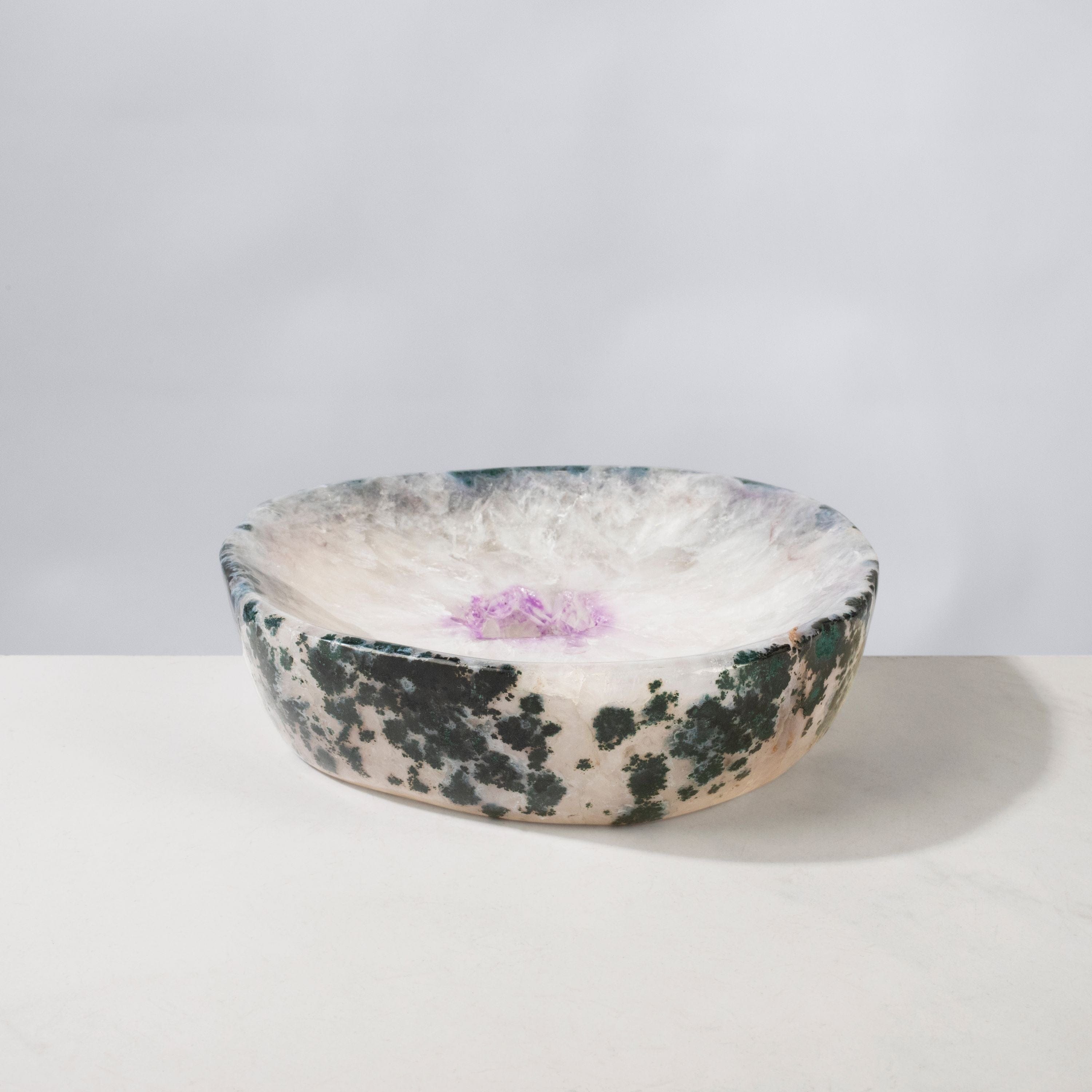 Kalifano Amethyst Natural Amethyst Crystal Bowl from Brazil - 7.5" BOWL1100.002