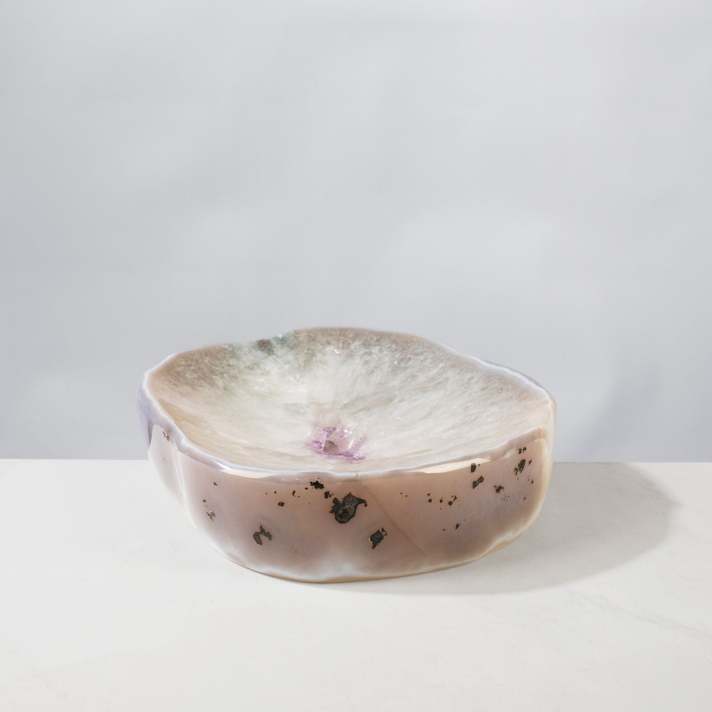 Kalifano Amethyst Natural Amethyst Crystal Bowl from Brazil - 8.25" BOWL1800.005