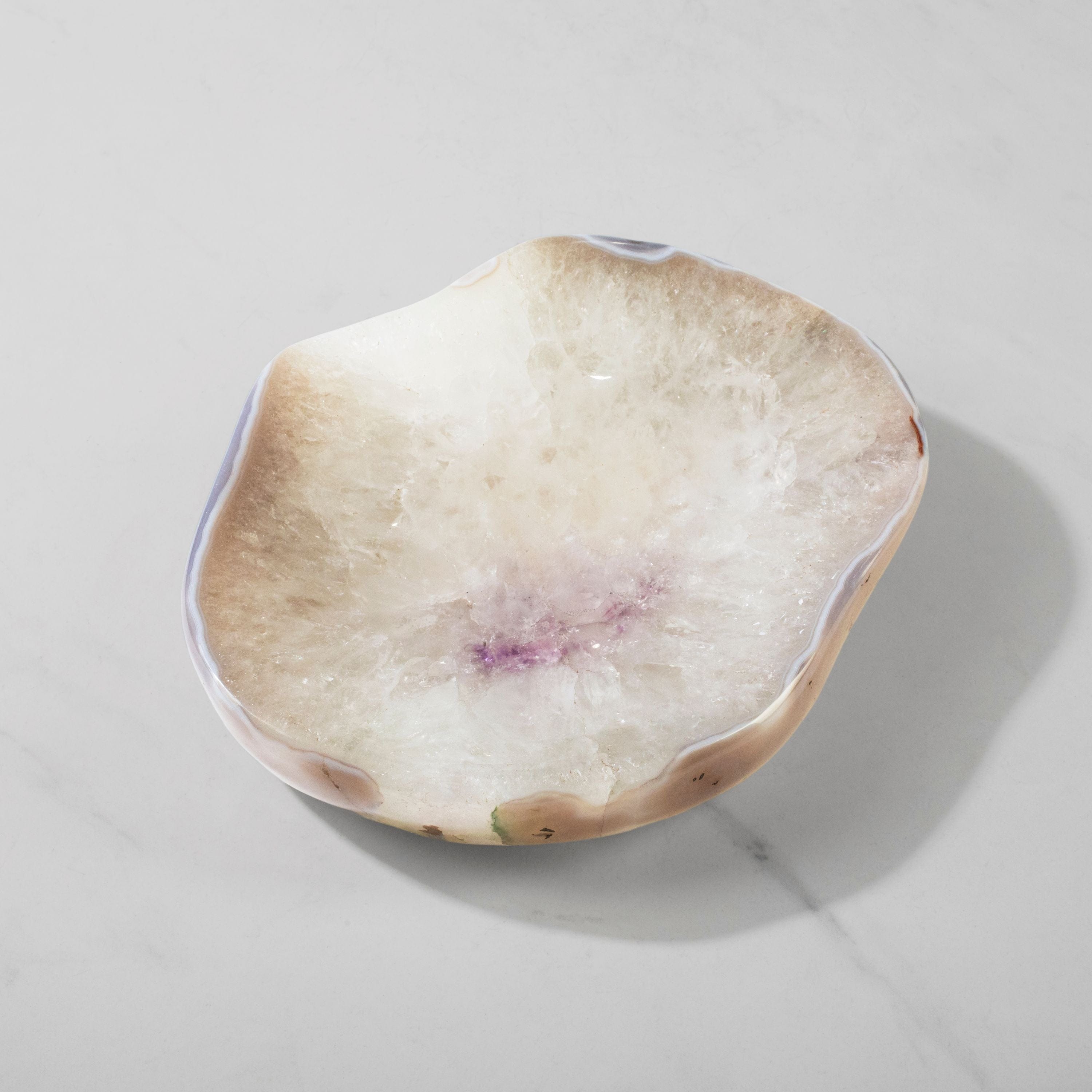 Kalifano Amethyst Natural Amethyst Crystal Bowl from Brazil - 9.25" BOWL1800.006