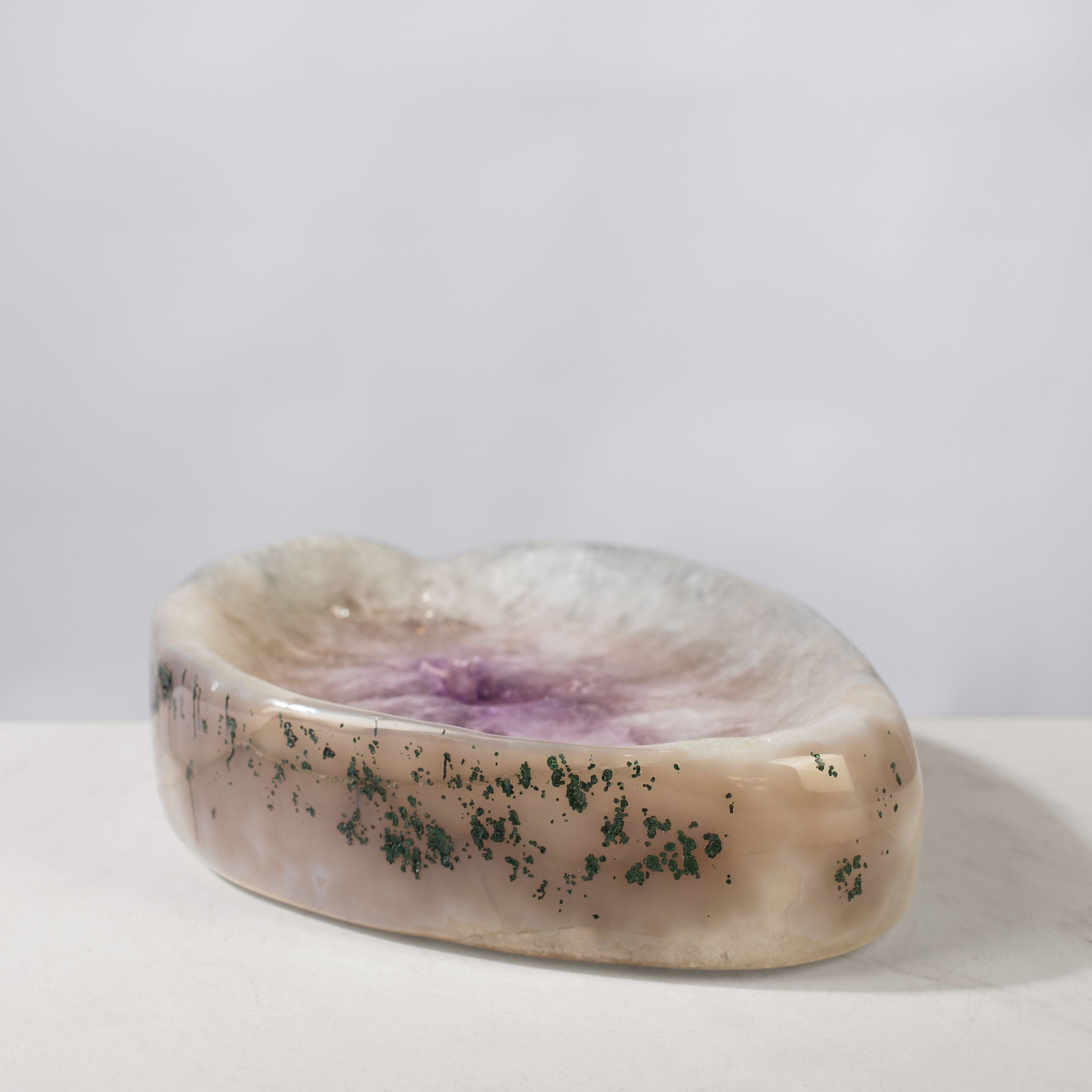 Kalifano Amethyst Natural Amethyst Crystal Bowl from Brazil - 9" BOWL1600.002
