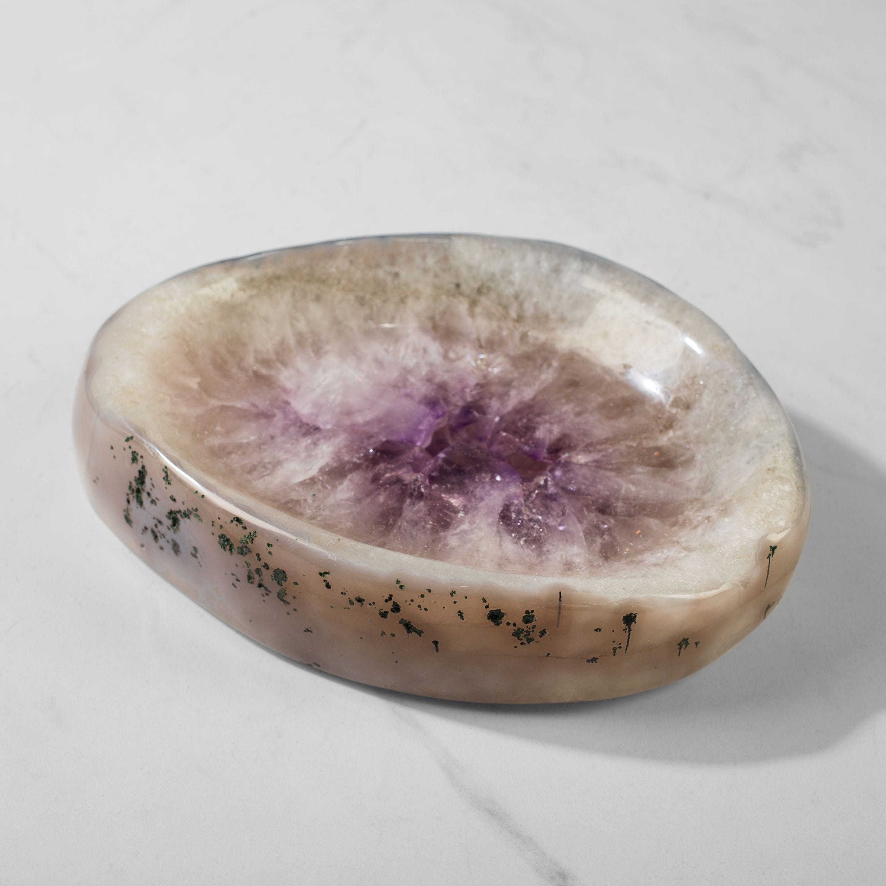 Kalifano Amethyst Natural Amethyst Crystal Bowl from Brazil - 9" BOWL1600.002