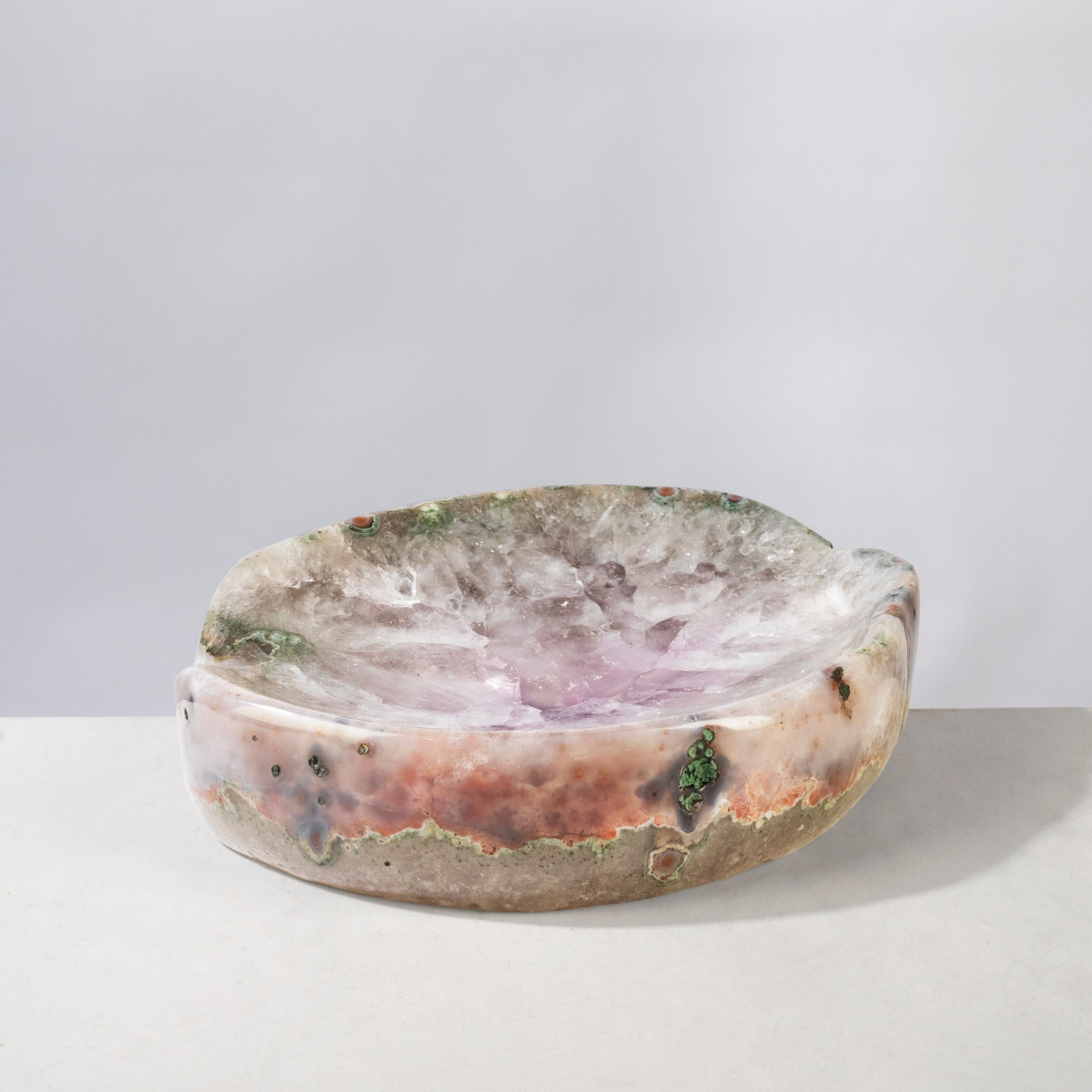 Kalifano Amethyst Natural Amethyst Crystal Bowl from Brazil - 9" BOWL2000.002