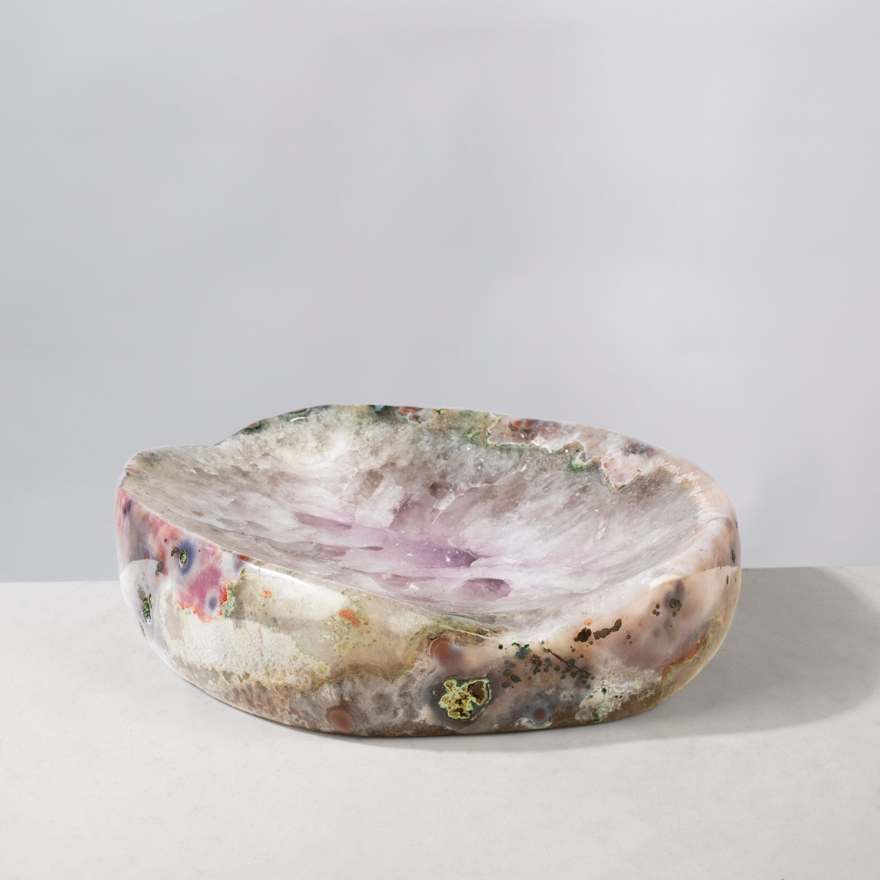 Kalifano Amethyst Natural Amethyst Crystal Bowl from Brazil - 9" BOWL2000.002