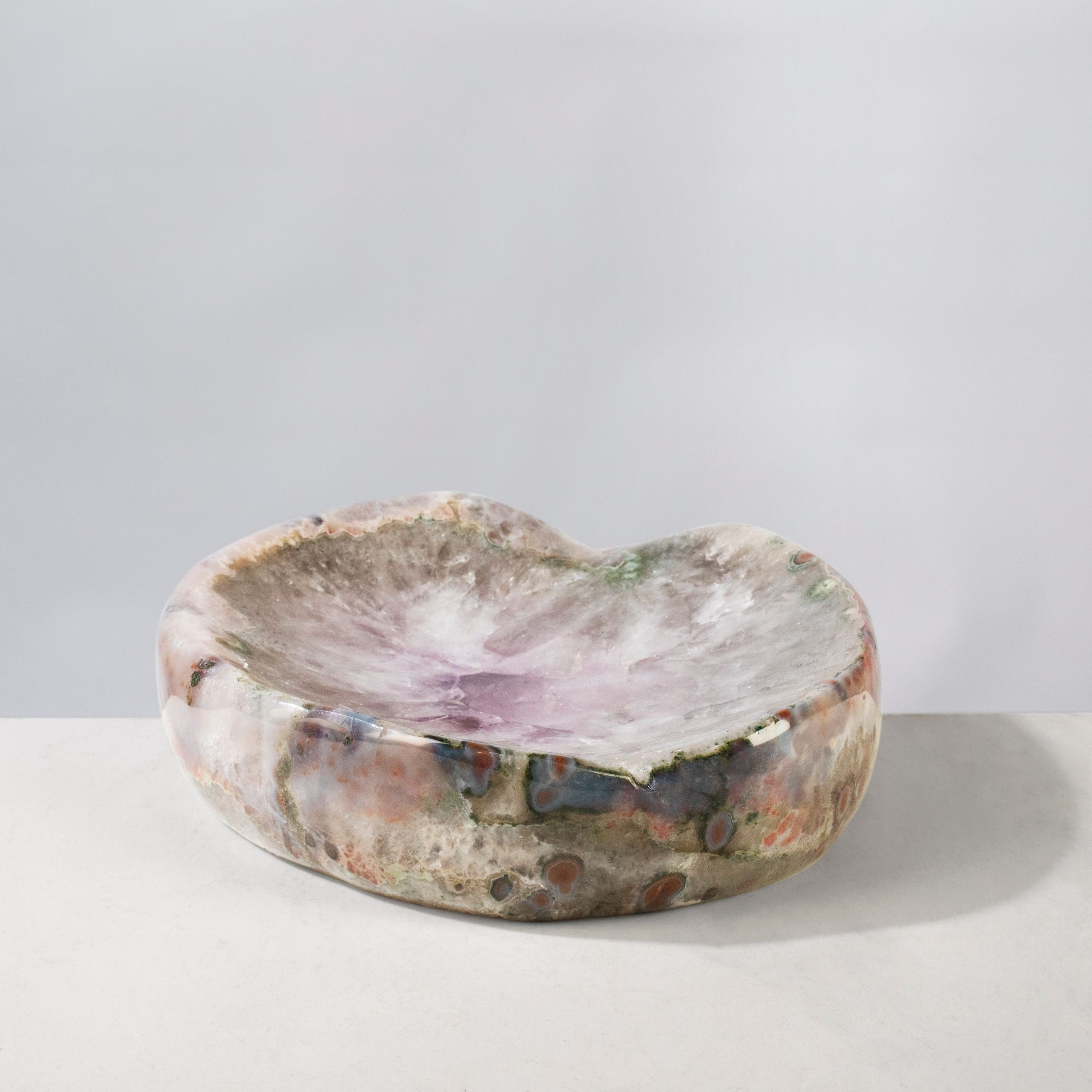 Kalifano Amethyst Natural Amethyst Crystal Bowl from Brazil - 9" BOWL2000.002