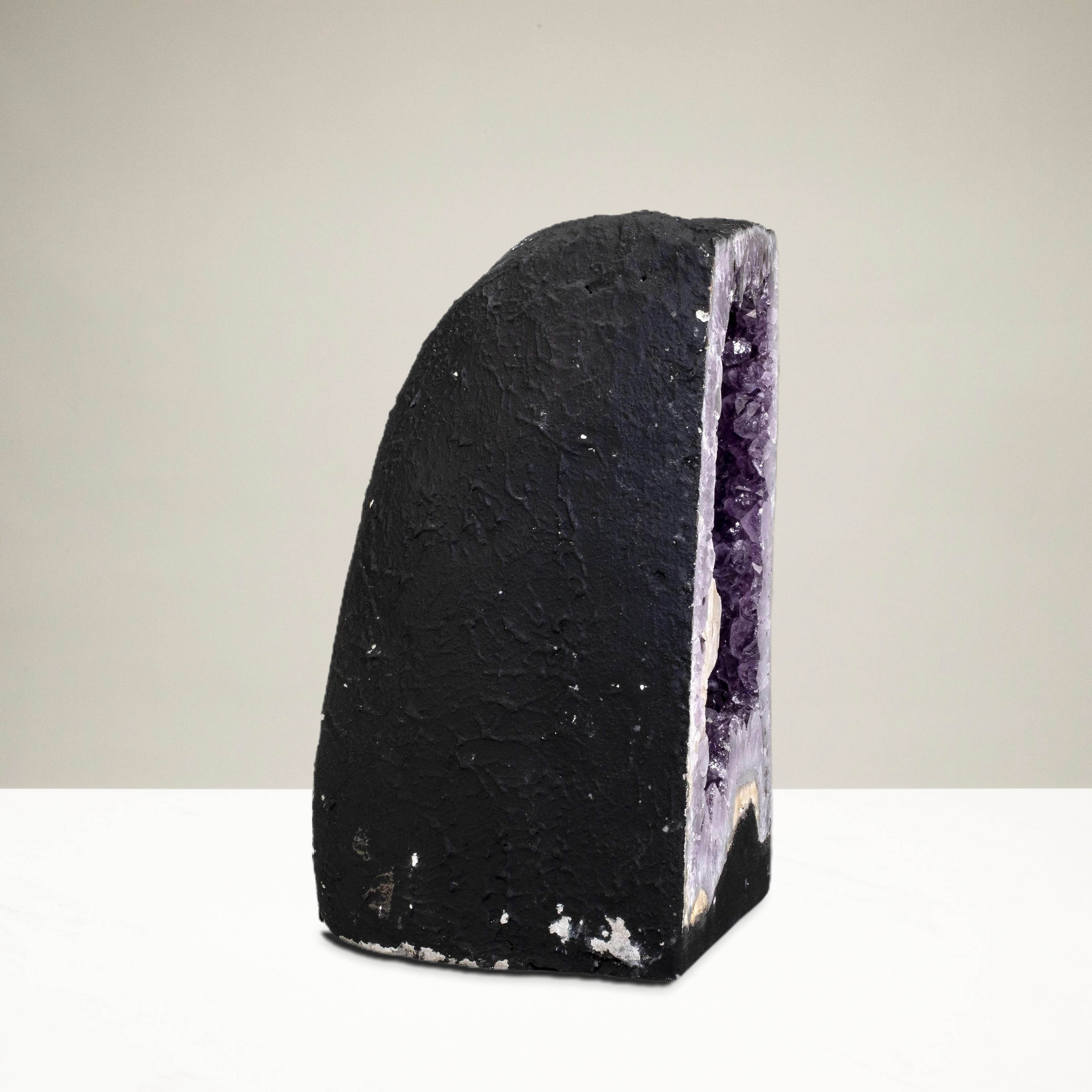 Kalifano Amethyst Natural Brazilian Amethyst Crystal Geode Cathedral - 15 in / 62 lbs BAG6600.002