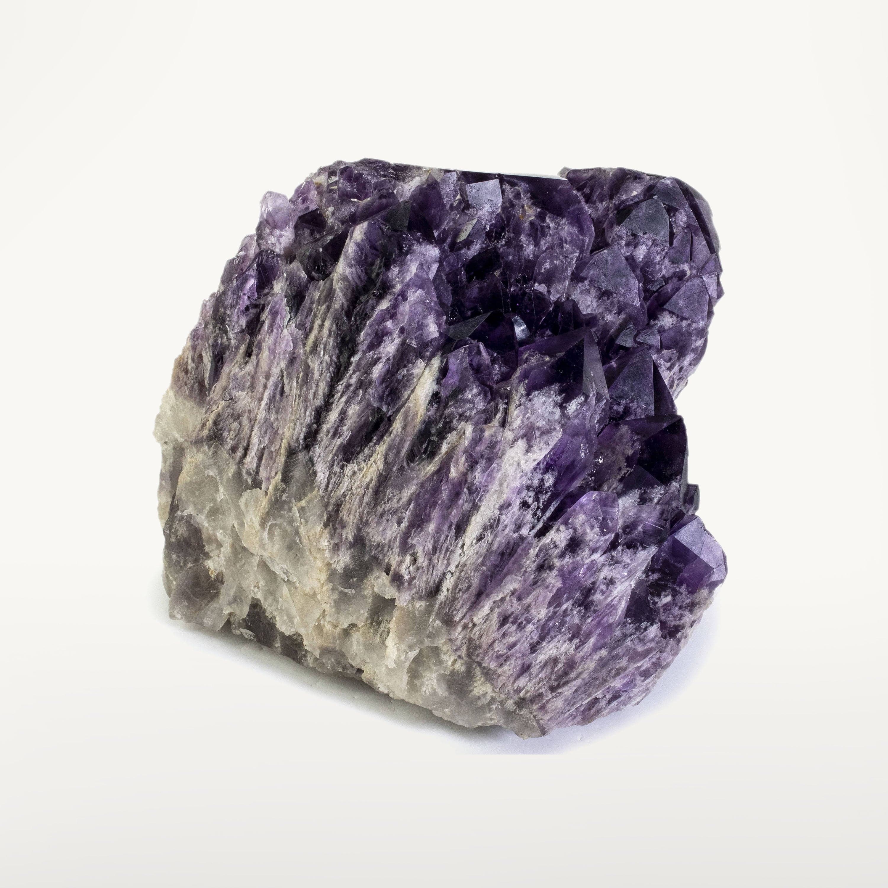 Kalifano Amethyst Rare Natural Elestial Amethyst Cluster Point from Brazil - 11.2 lbs ALW2000.001