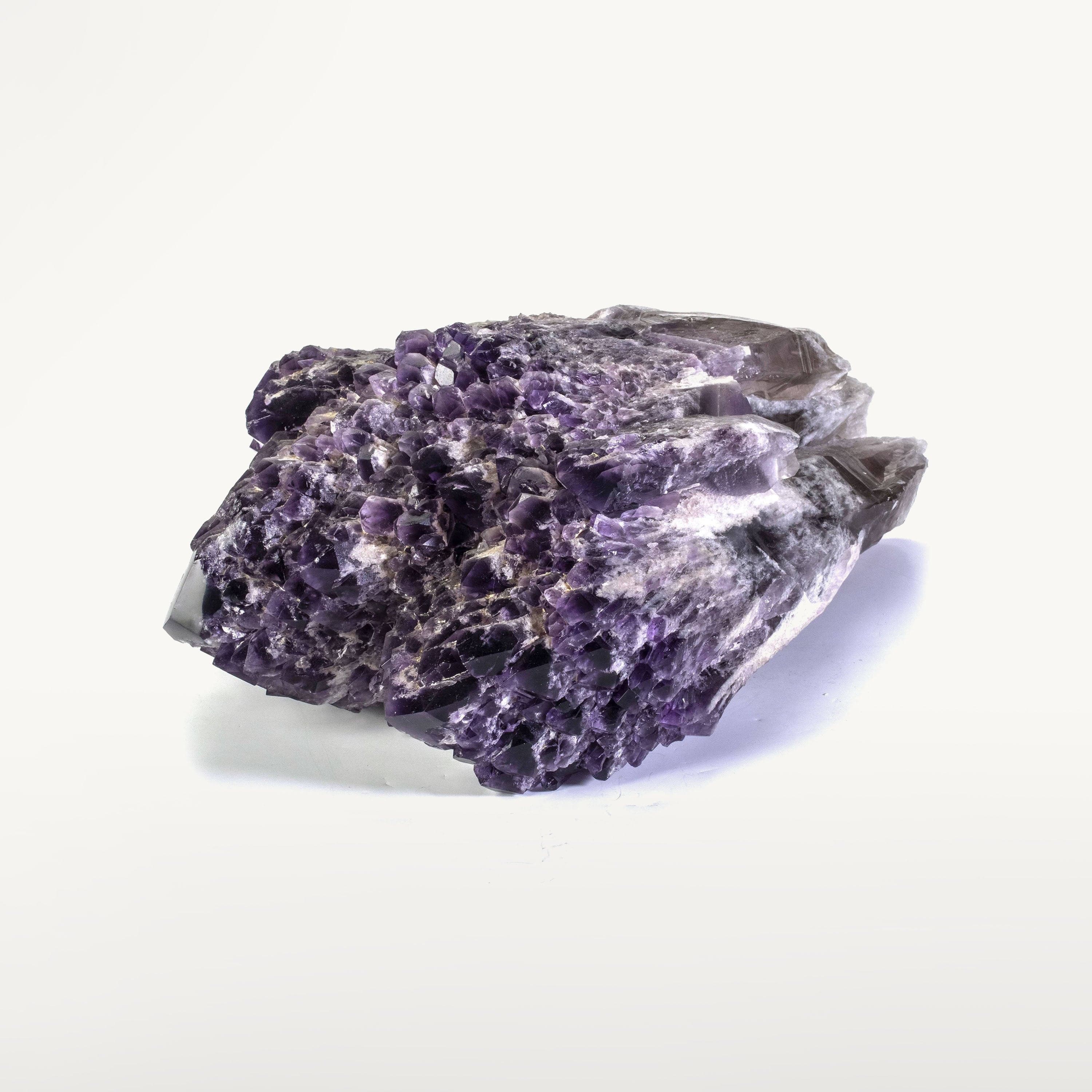 Kalifano Amethyst Rare Natural Elestial Amethyst Cluster Point from Brazil - 33.7 lbs ALW5800.001