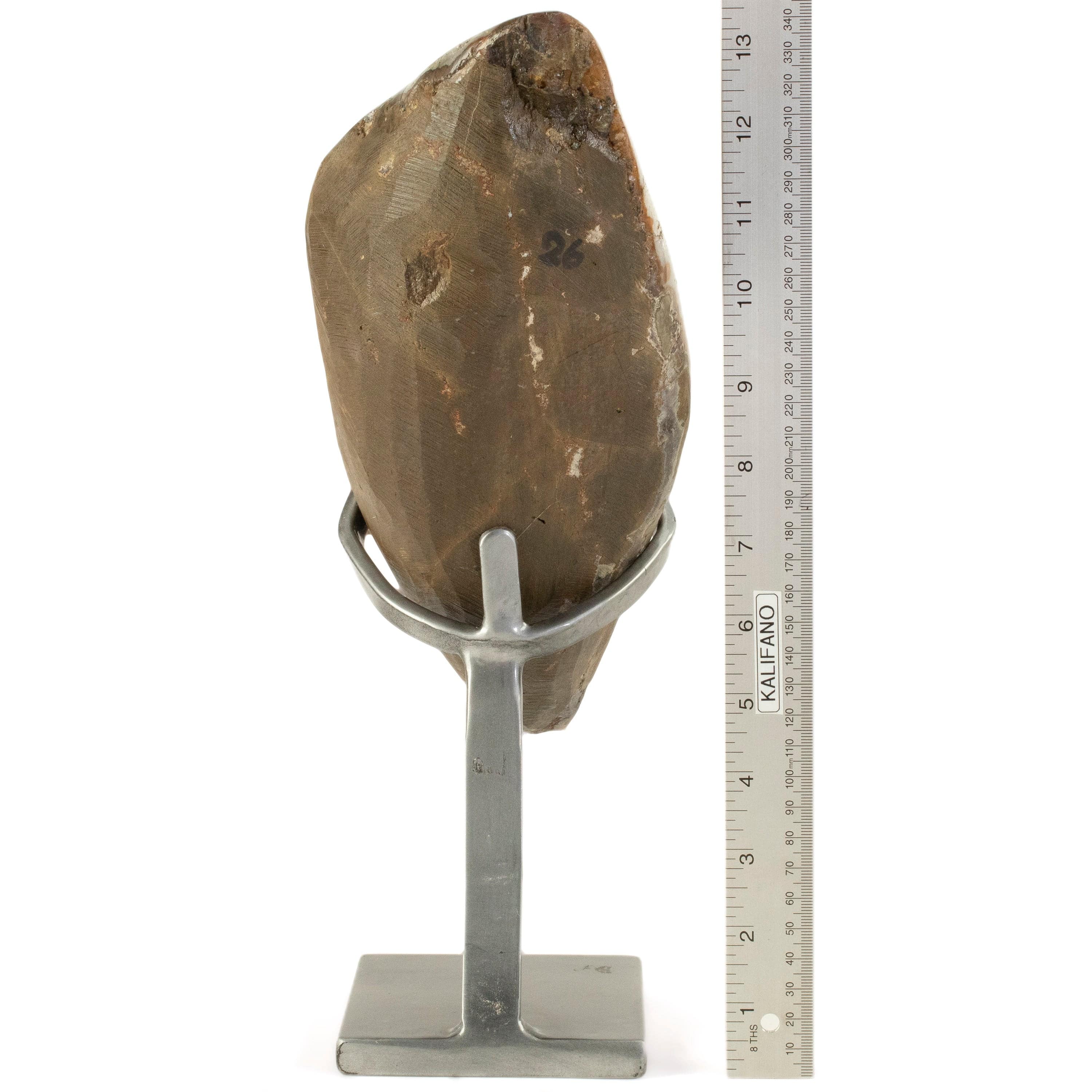 Kalifano Amethyst Uruguayan Amethyst Geode on Custom Stand - 10 lbs / 13.5 in. UAG4600.006