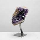 Uruguayan Amethyst Geode on Custom Stand - 12