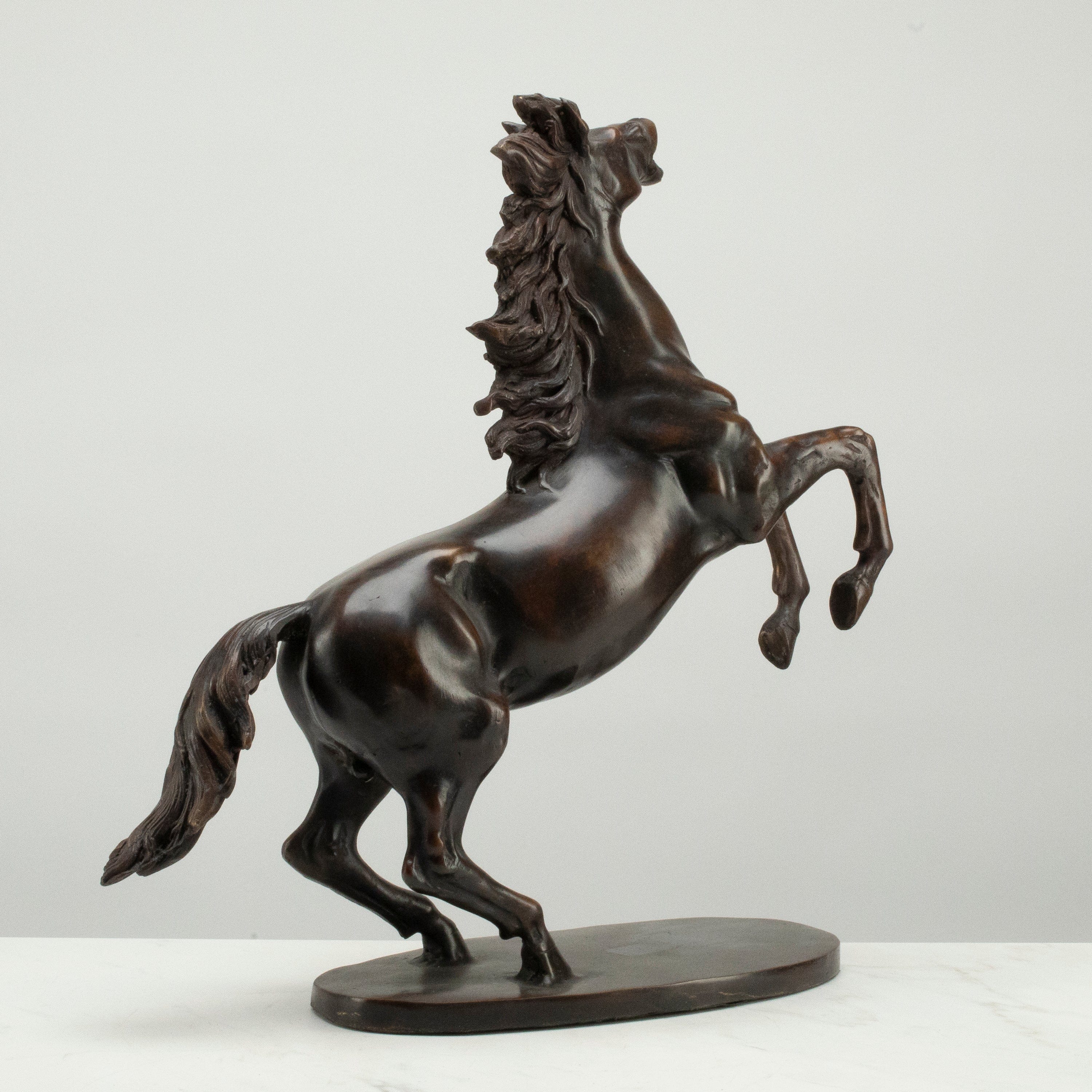 Kalifano Bronze Bronze Jumping Horse Sculpture - 18" BC2400-HOR