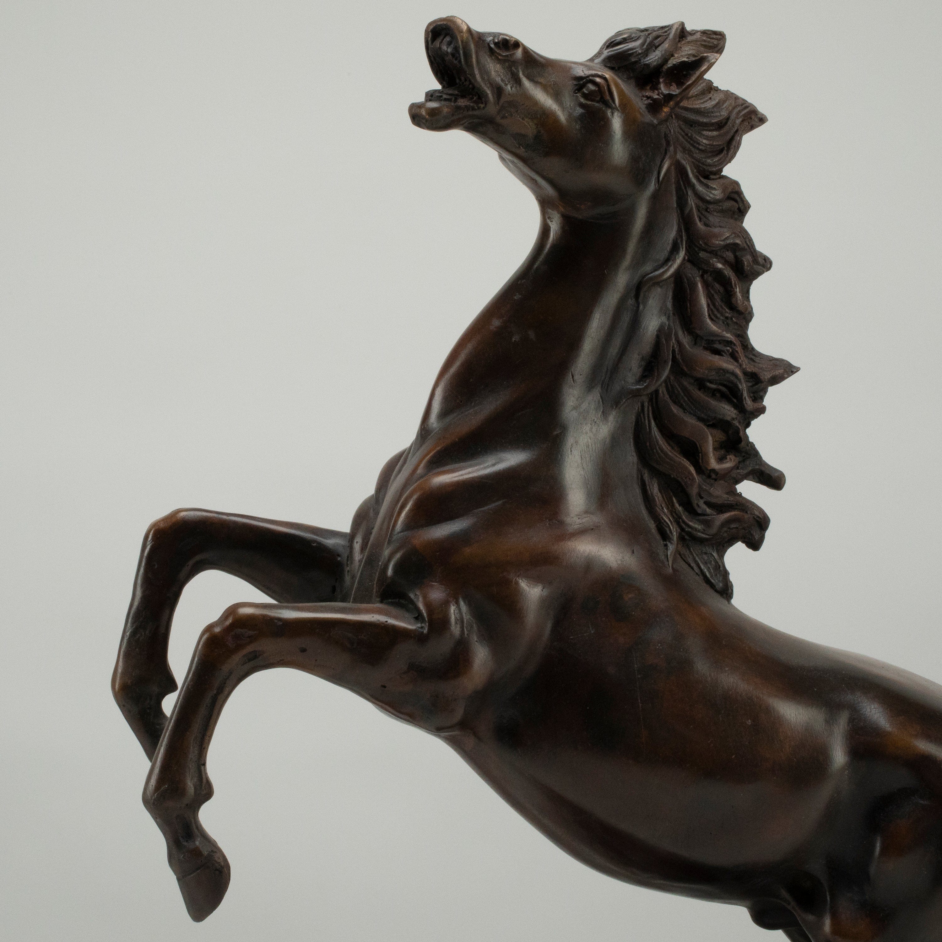 Kalifano Bronze Bronze Jumping Horse Sculpture - 18" BC2400-HOR